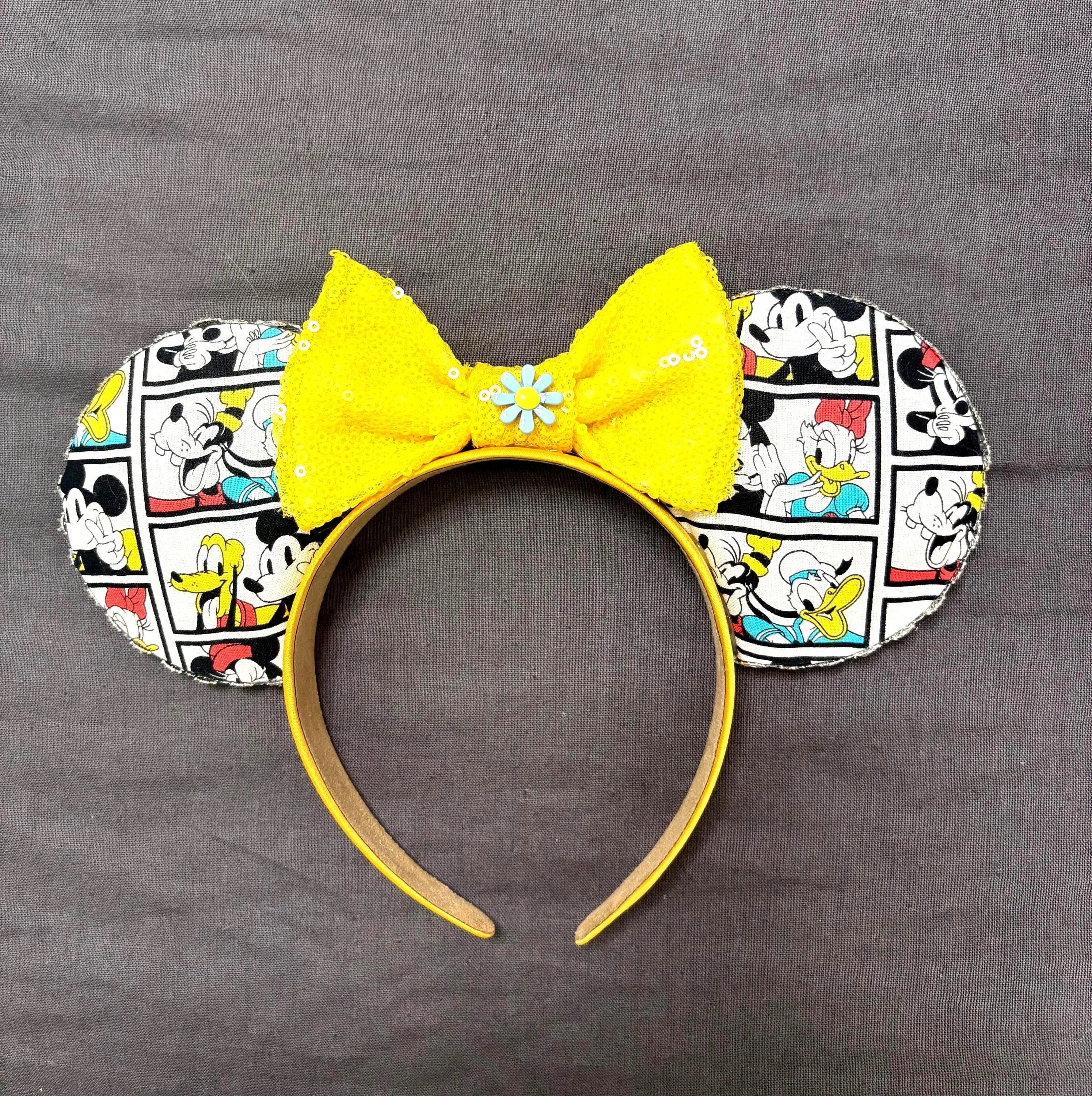 Vintage Toon Friends Boutique Mouse Ear Headband