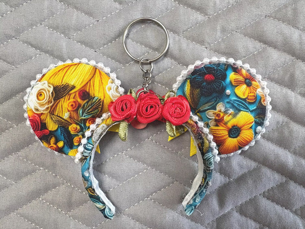 Bookworm Beauty Mini Ear Keychain & Bag Charm