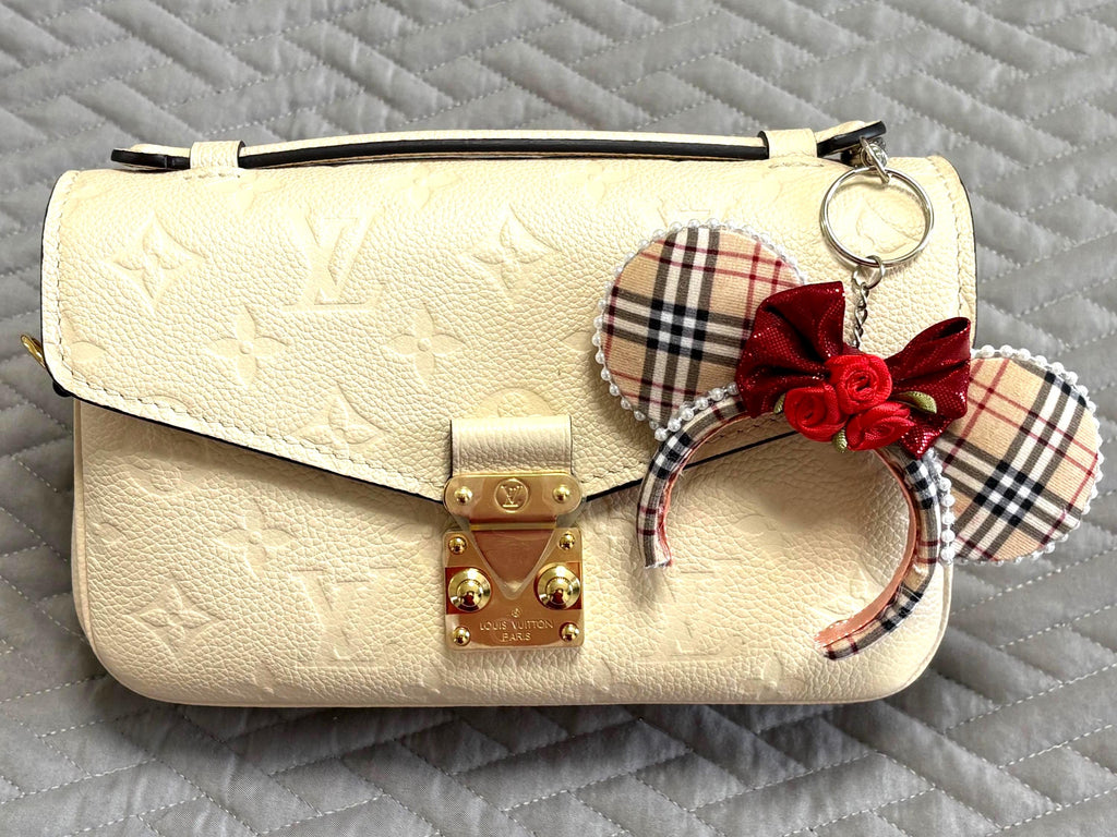 London Plaid Mini Ear Keychain & Bag Charm