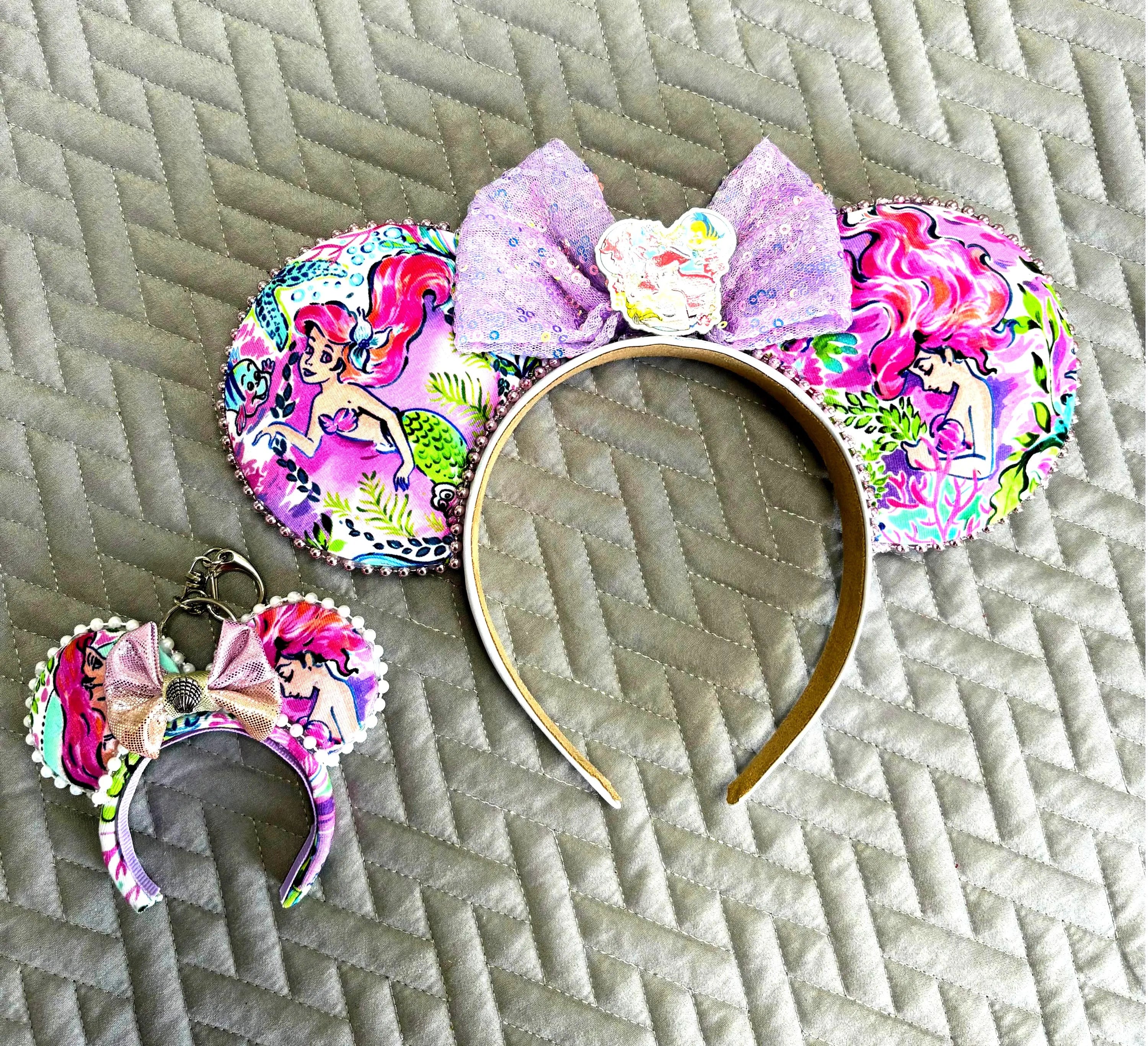 Mermaid Dreams Mini Ear Keychain & Bag Charm