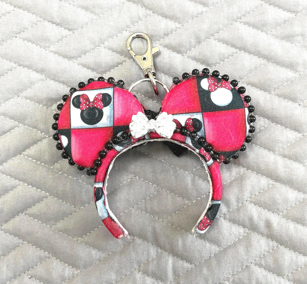Park Avenue Chic Mini Ear Keychain & Bag Charm