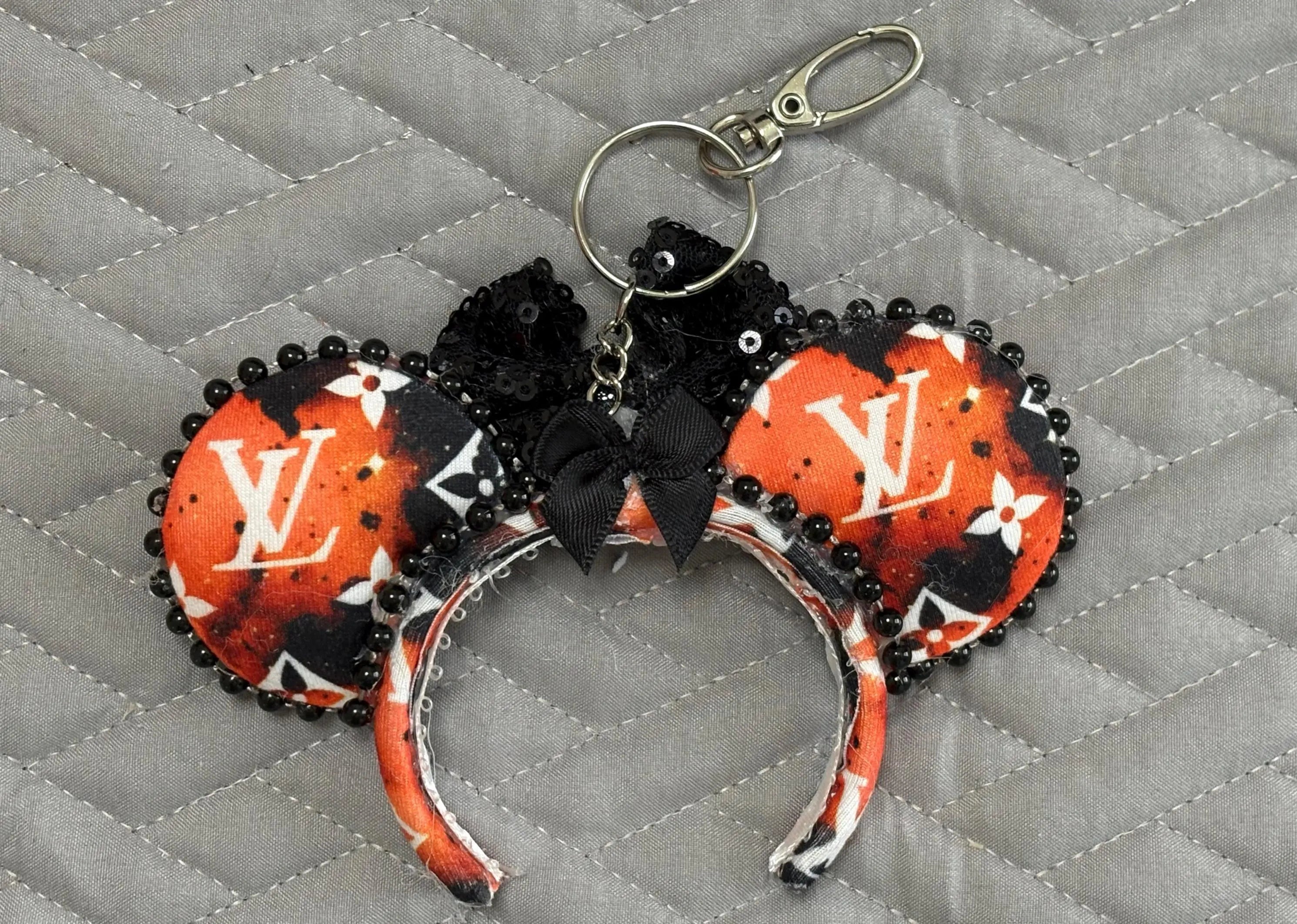 Couture Noir Mini Ear Keychain & Bag Charm