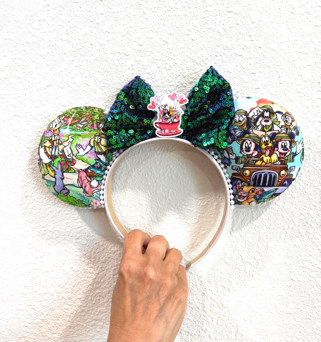 Jungle Expedition Boutique Mouse Ear Headband