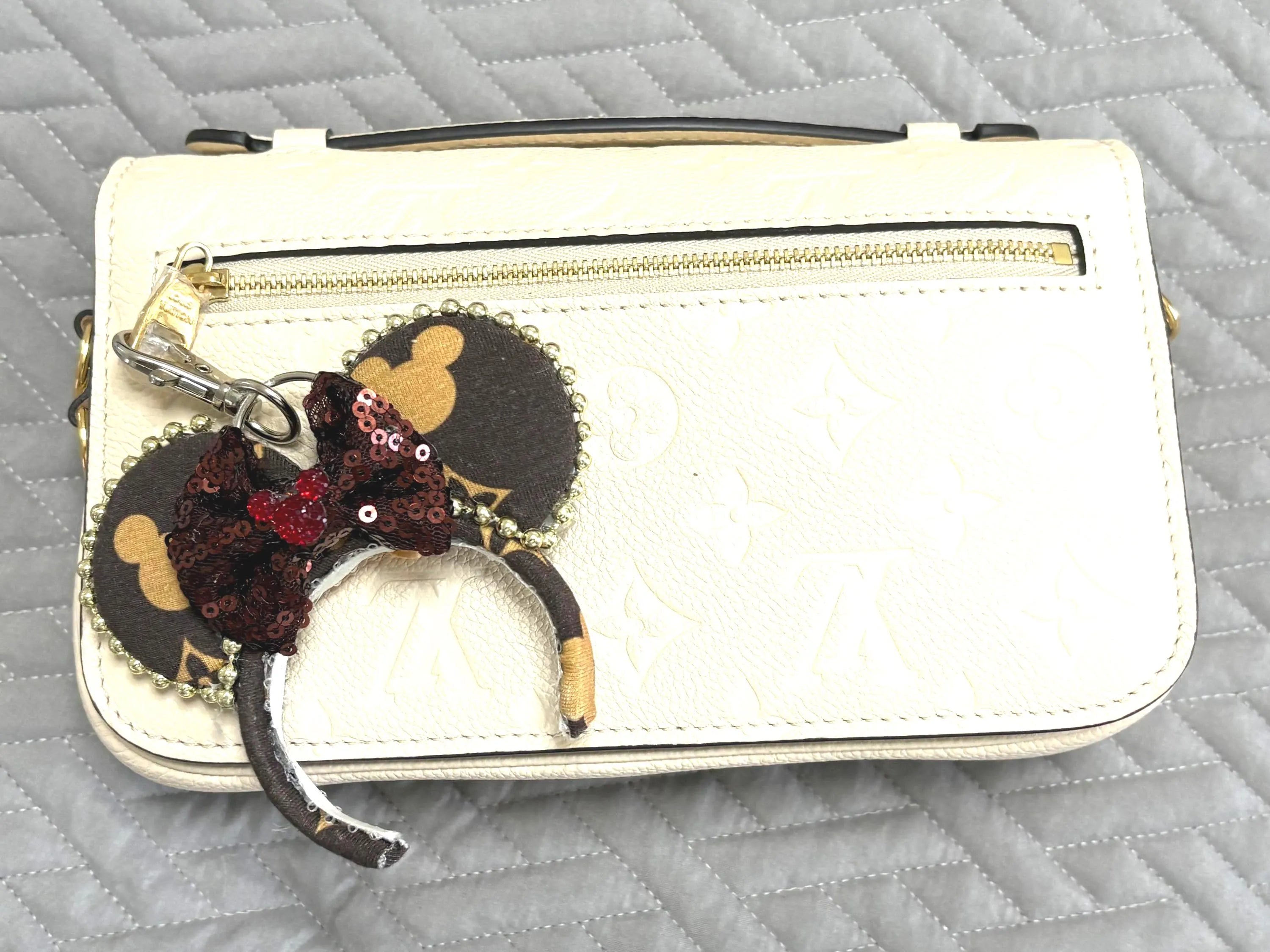 Heritage Luxe Mini Ear Keychain & Bag Charm
