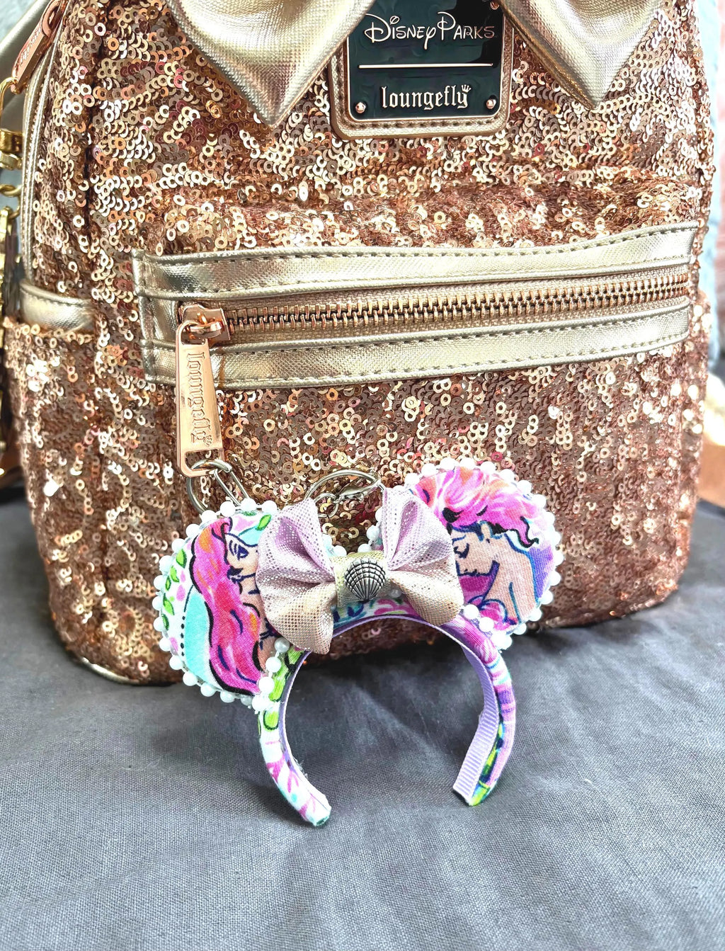 Mermaid Dreams Mini Ear Keychain & Bag Charm