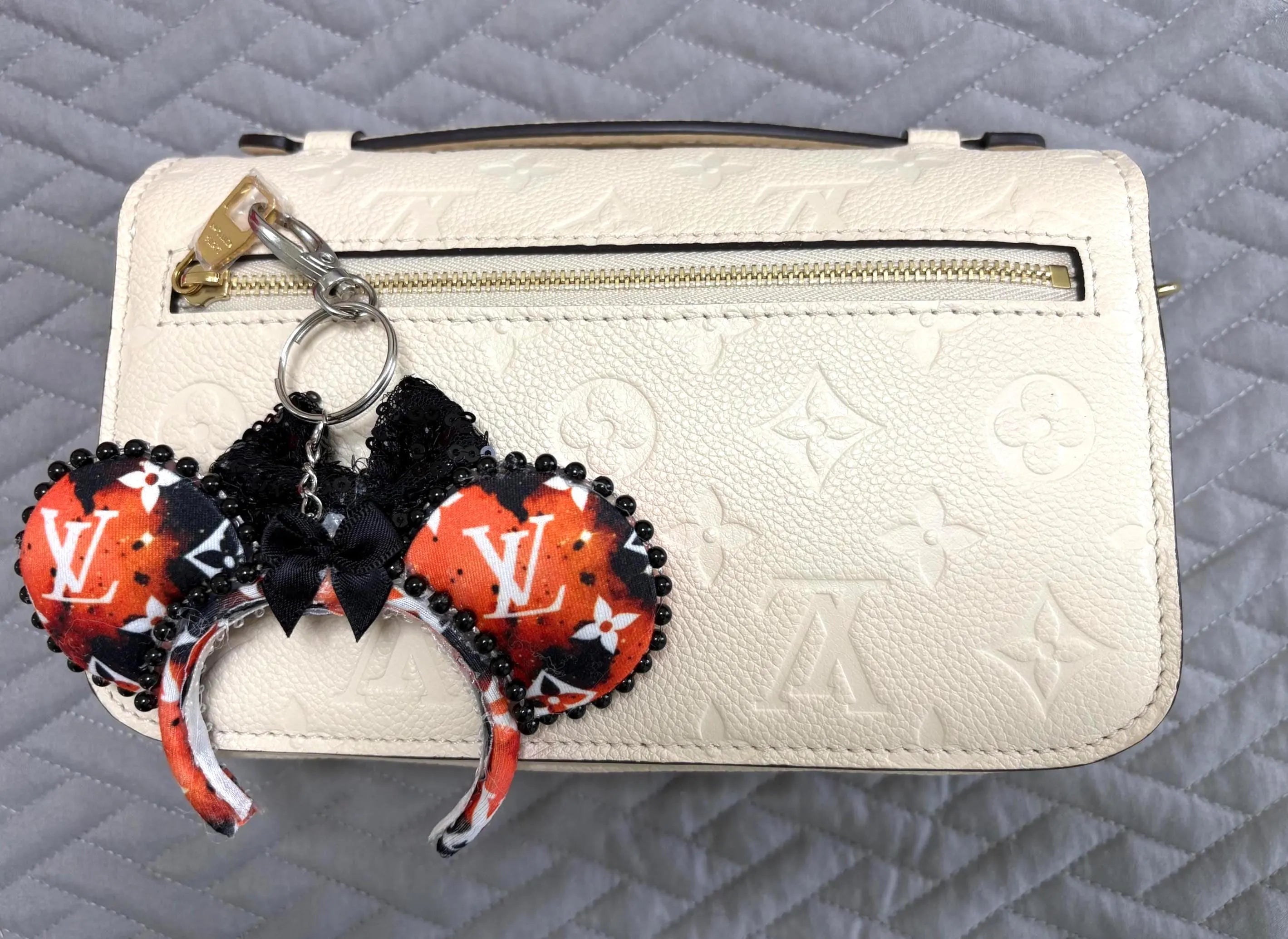 Couture Noir Mini Ear Keychain & Bag Charm
