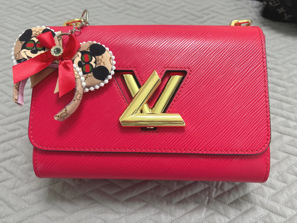 Espresso Chic Mini Ear Keychain & Bag Charm