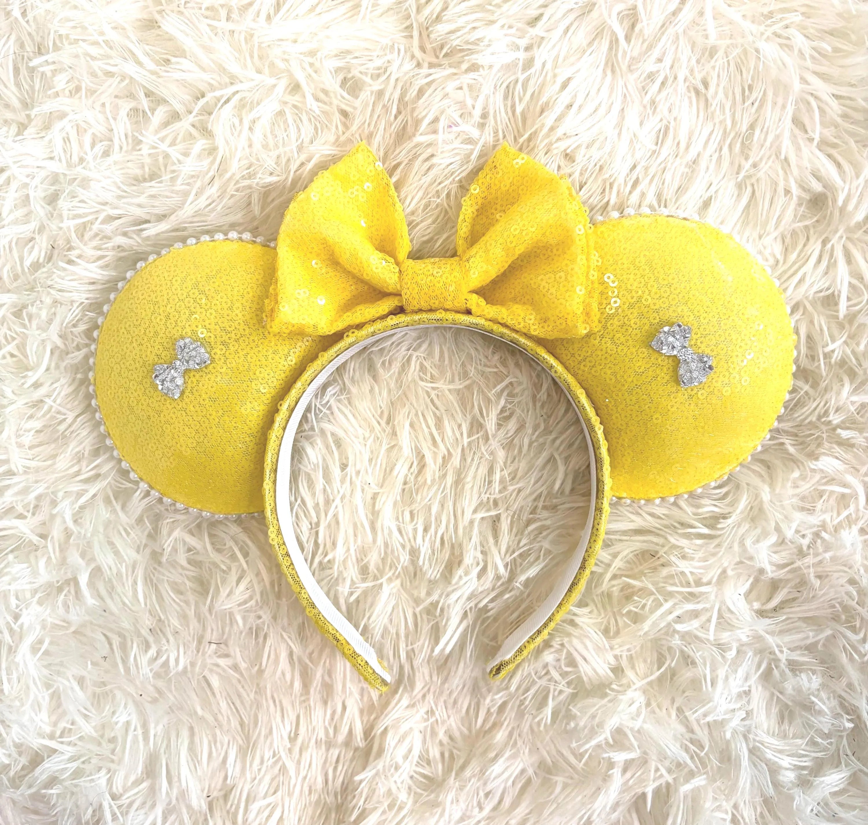 Sunshine Sparkle Boutique Mouse Ear Headband ☀️
