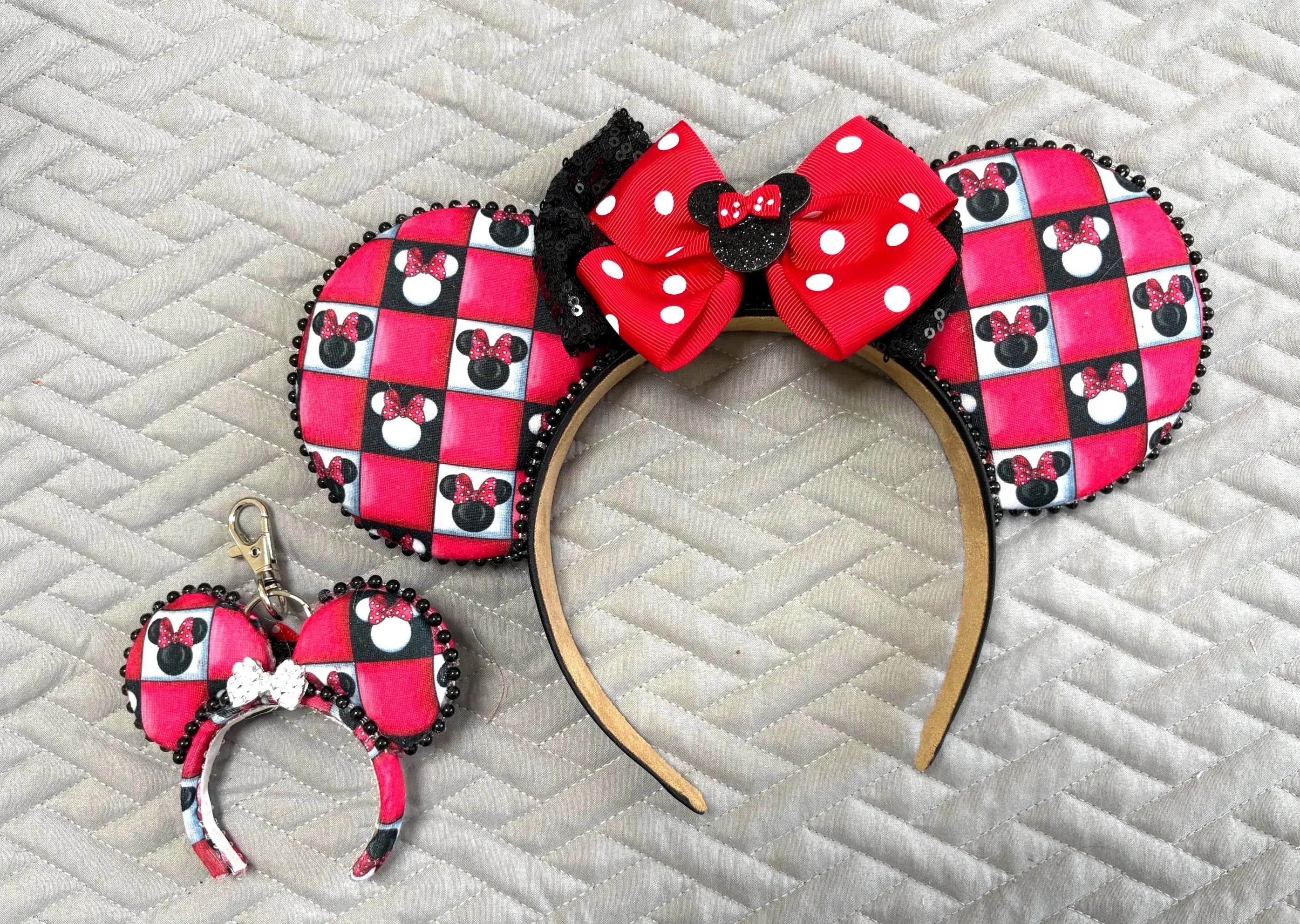 Park Avenue Chic Mini Ear Keychain & Bag Charm