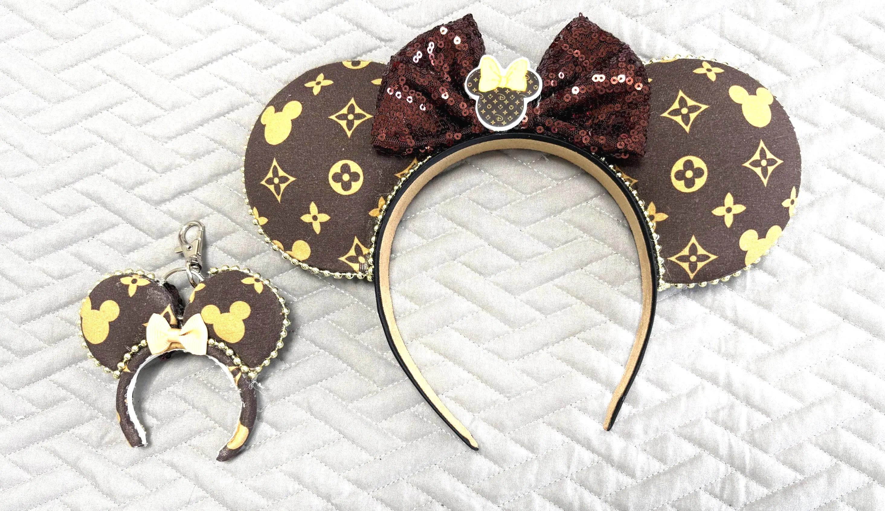 Heritage Luxe Mini Ear Keychain & Bag Charm