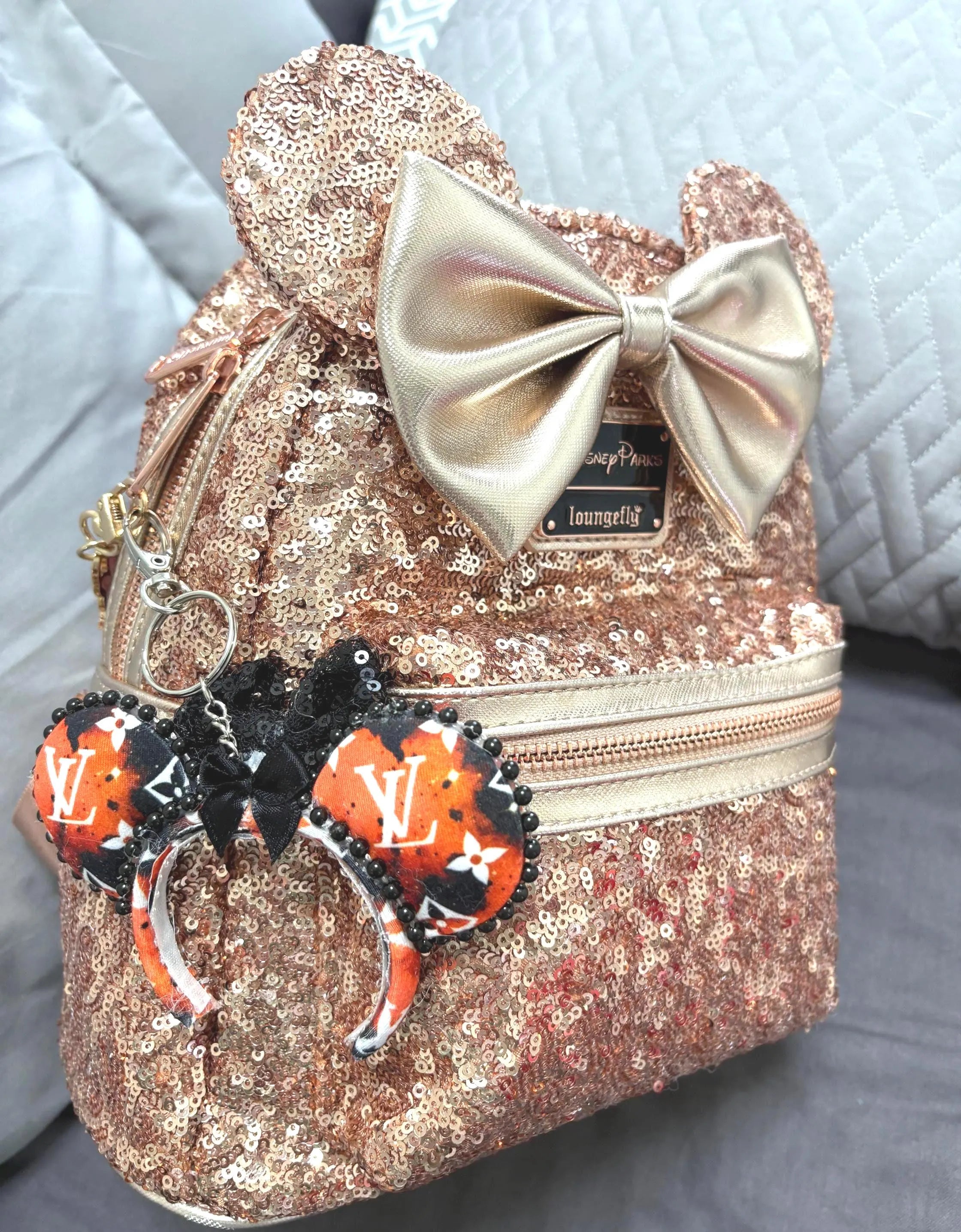 Couture Noir Mini Ear Keychain & Bag Charm