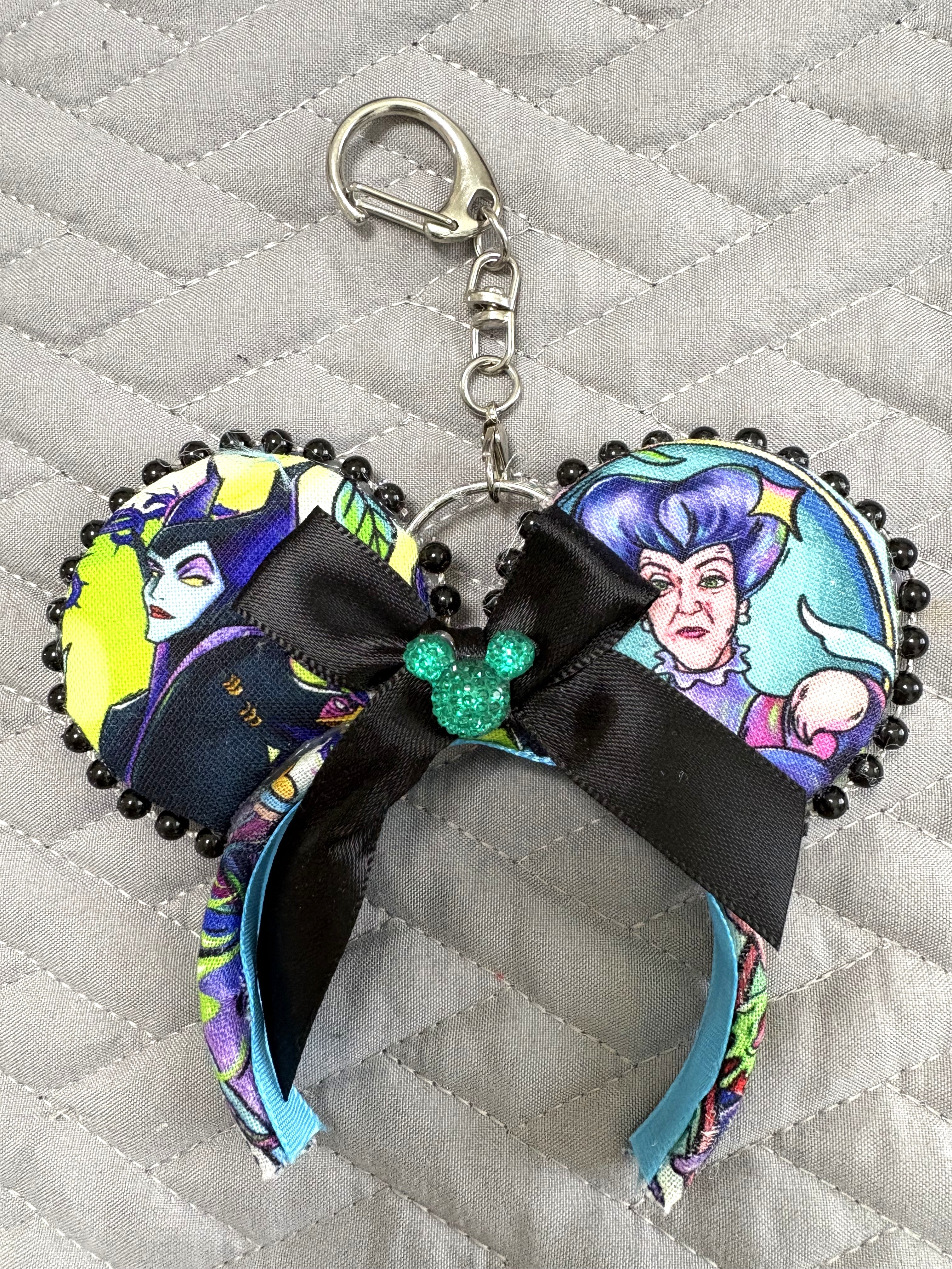 Enchanted Villains Mini Ear Keychain & Bag Charm