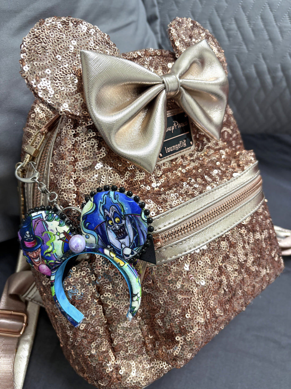 Enchanted Villains Mini Ear Keychain & Bag Charm