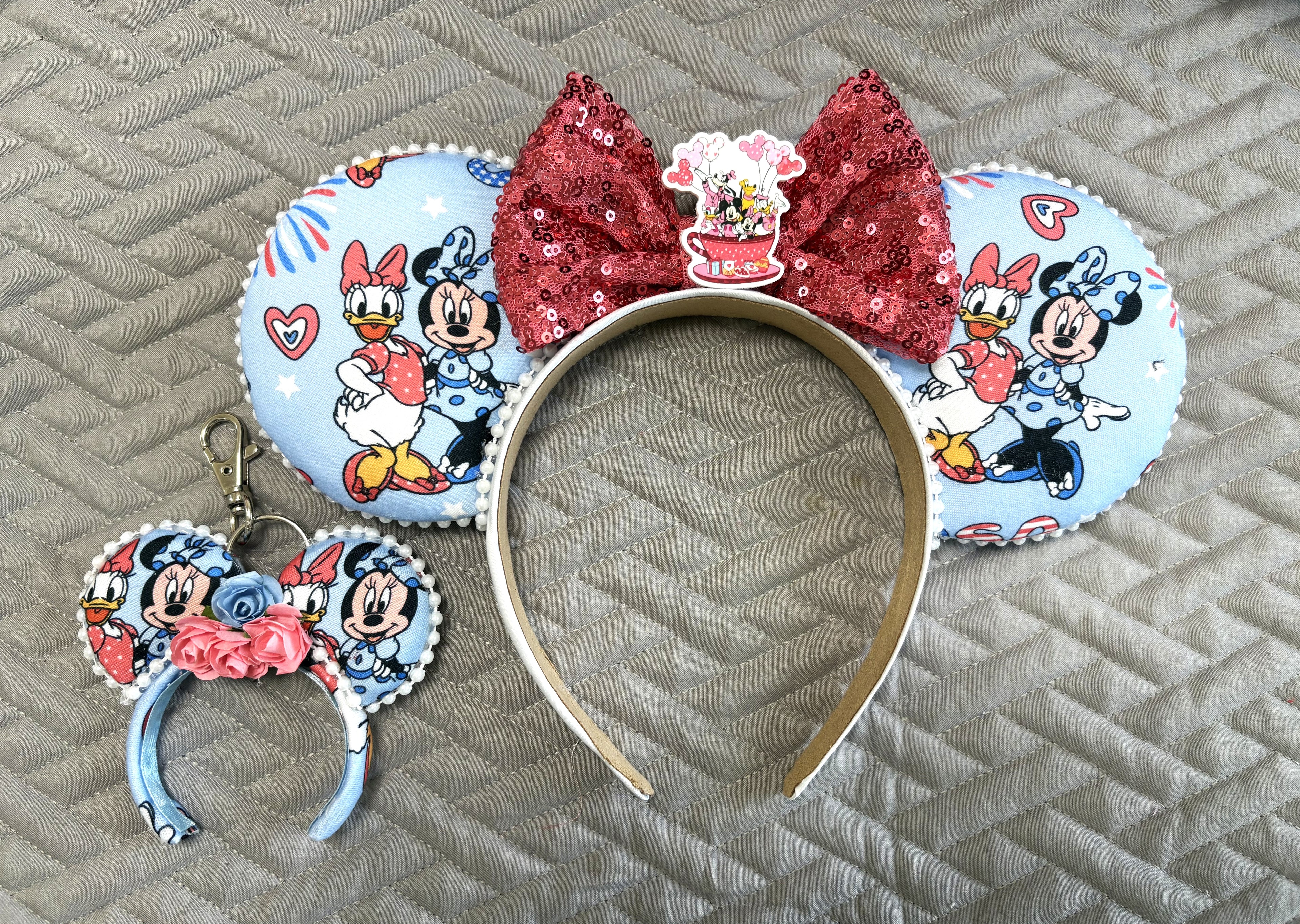 Besties Forever Mini Ear Keychain & Bag Charm
