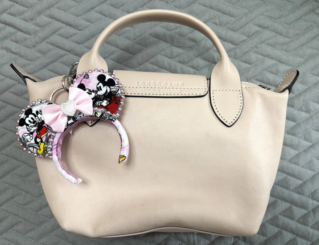 Bonjour Paris Mini Ear Keychain & Bag Charm