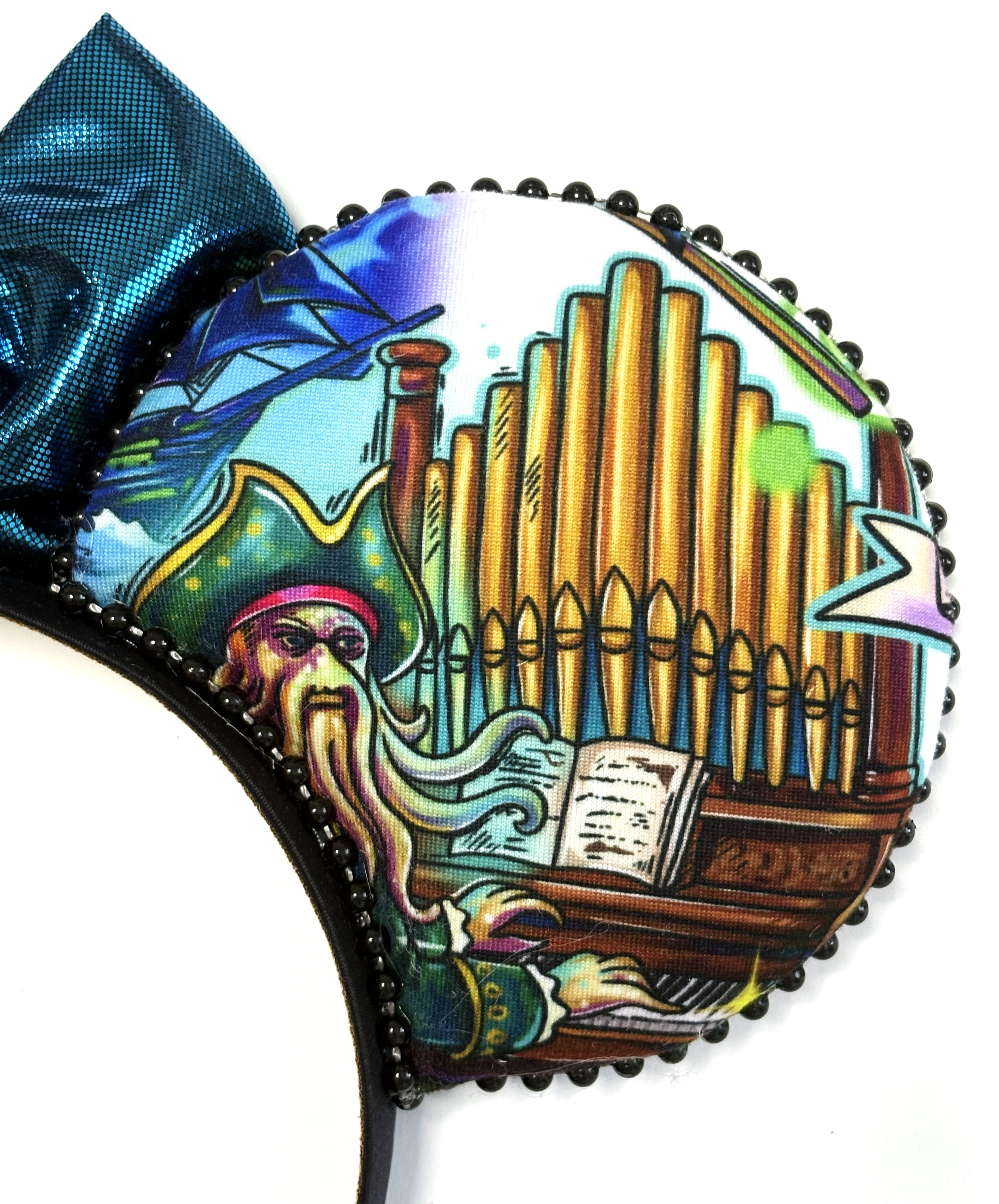 Skeleton Key Signature Mouse Ear Headband
