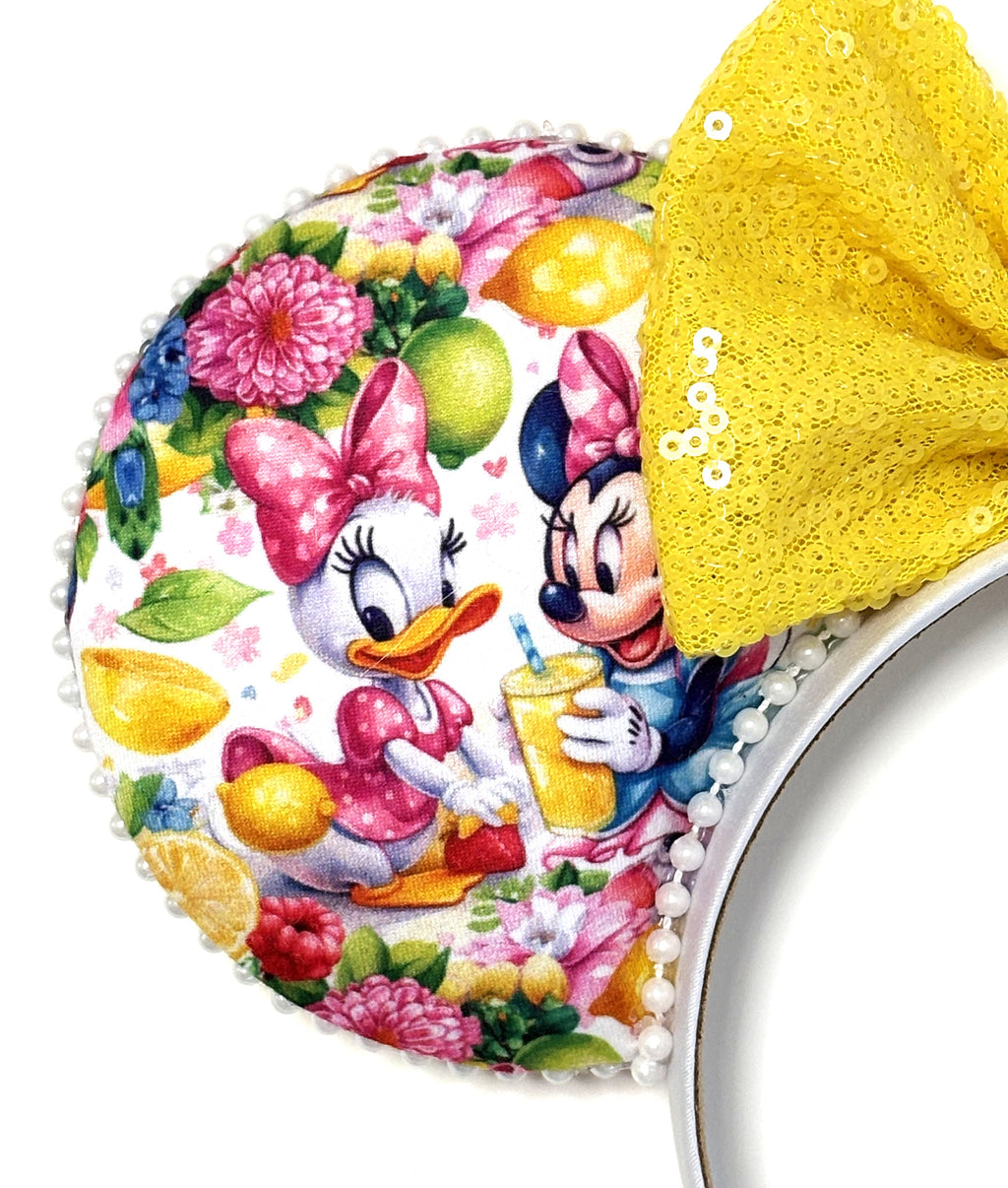 Lemon Blossom Signature Mouse Ear Headband