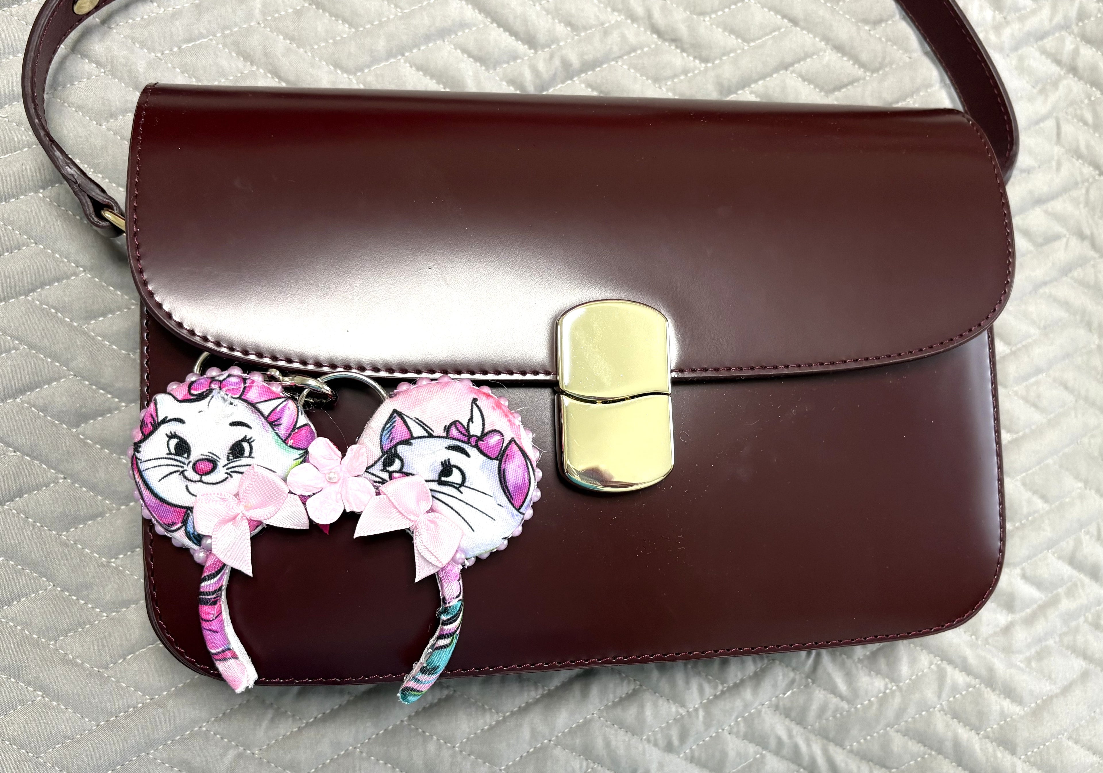 Couture Cats Mini Ear Keychain & Bag Charm