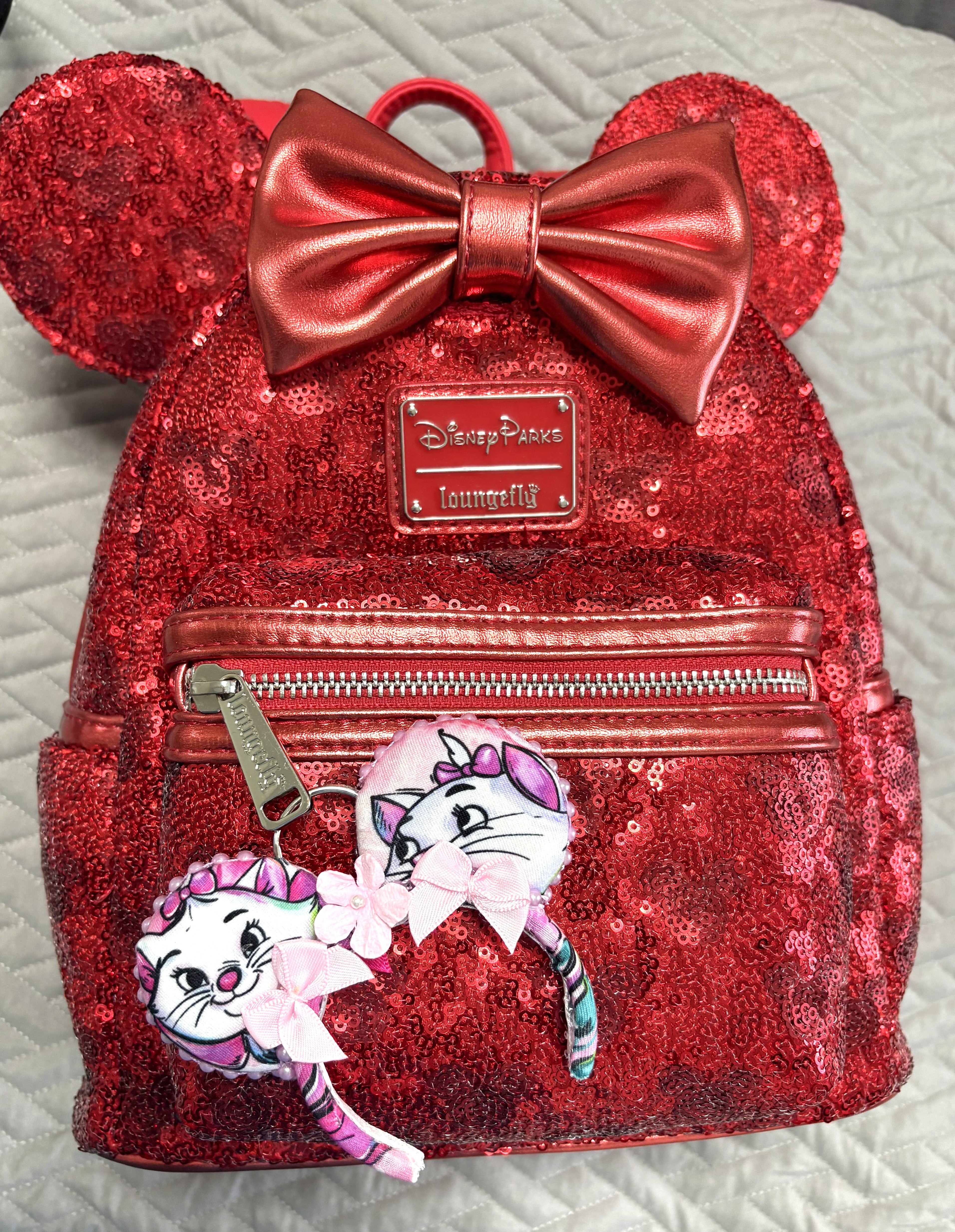 Couture Cats Mini Ear Keychain & Bag Charm