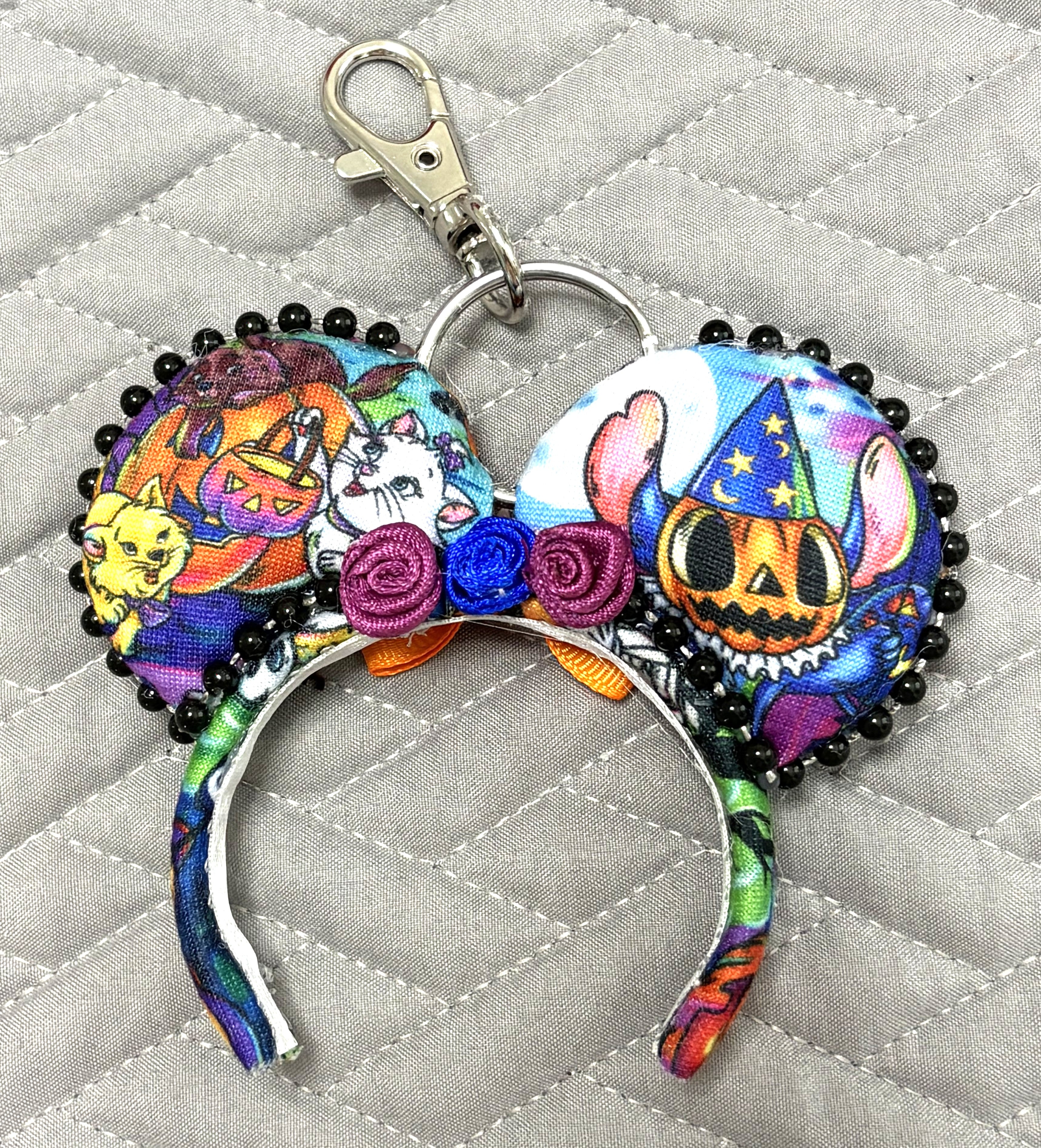 Pumpkin Parade Mini Ear Keychain & Bag Charm