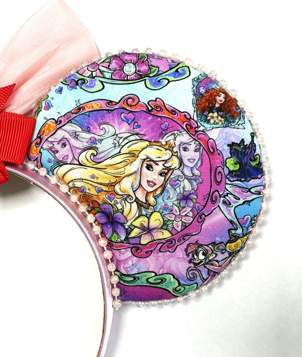 Forest & Dreams - Princess Duos Boutique Mouse Ear Headband