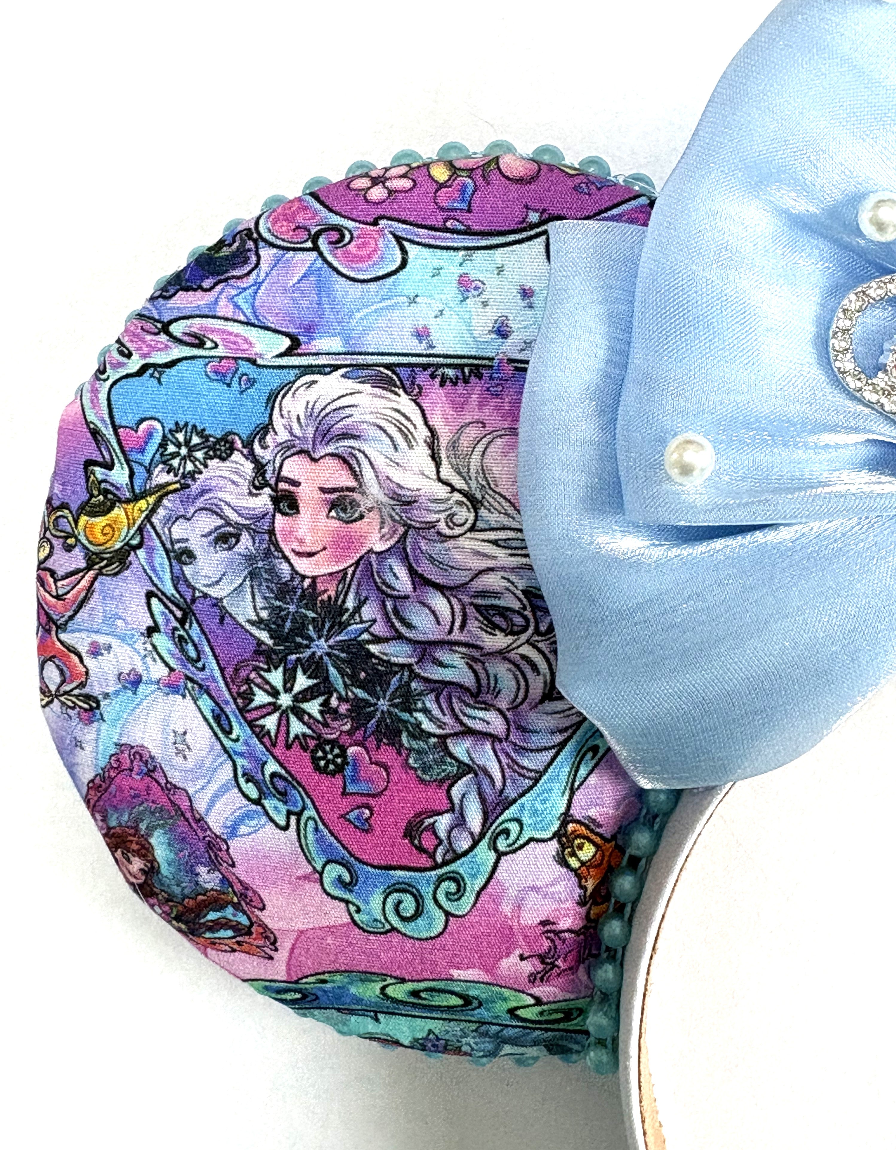 Frost & Fairytales - Princess Duos Boutique Mouse Ear Headband