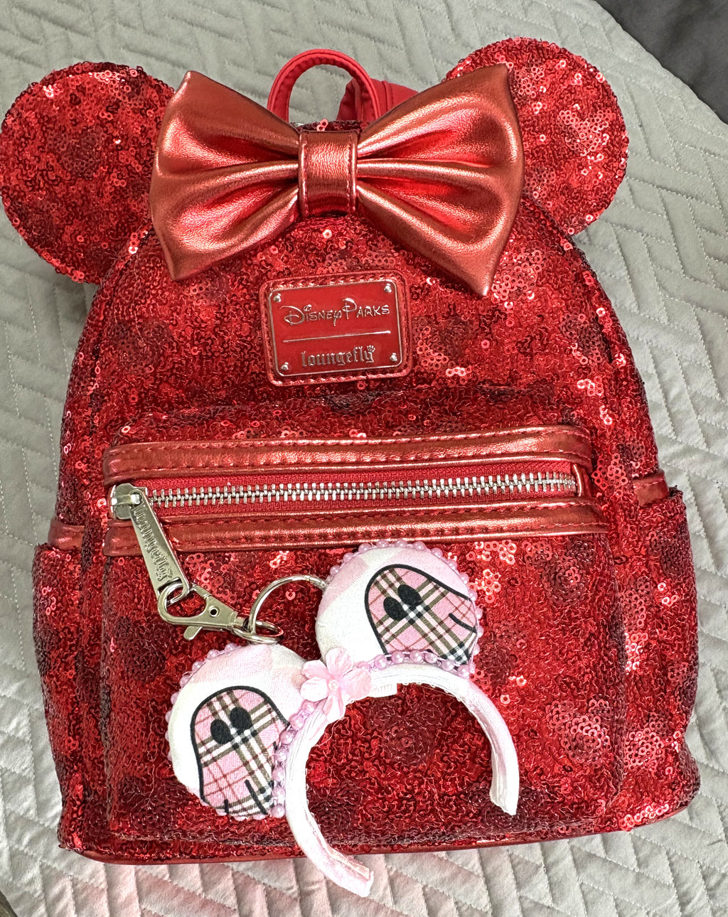 Pink Haunting Mini Ear Keychain & Bag Charm