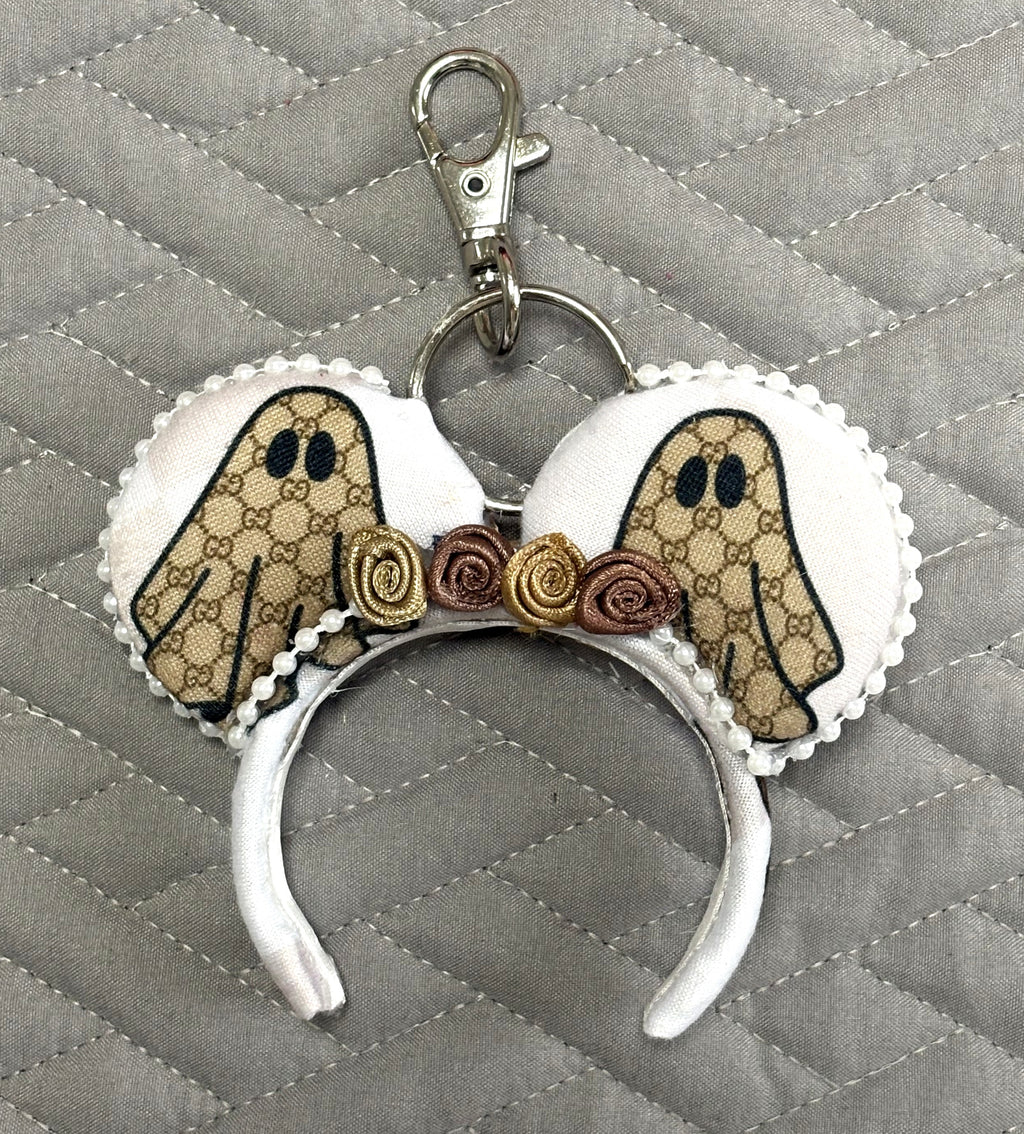 Ghostly Glamor Mini Ear Keychain & Bag Charm