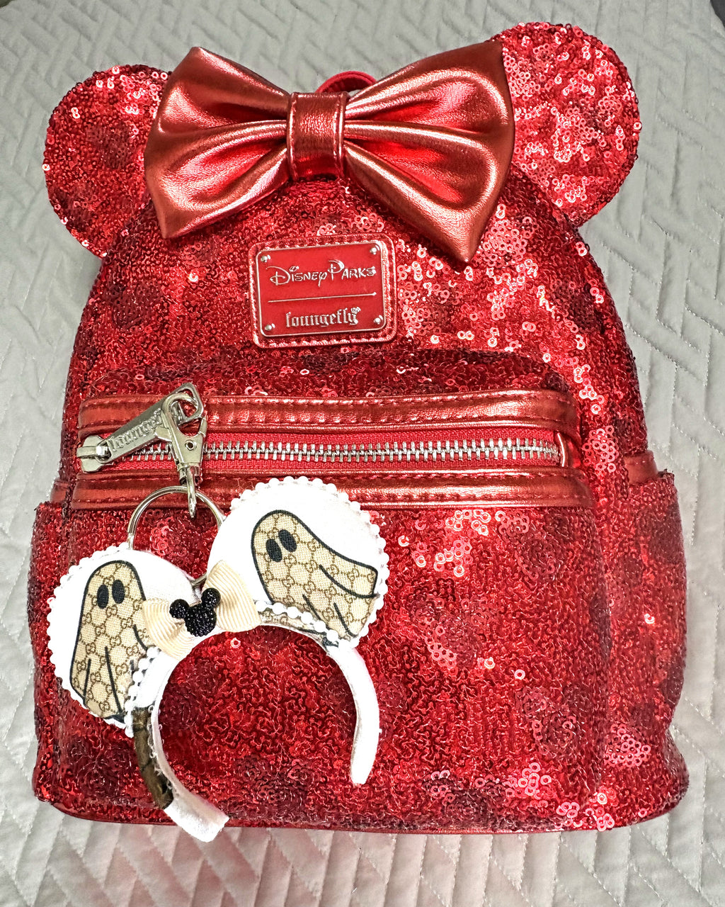 Ghostly Glamor Mini Ear Keychain & Bag Charm