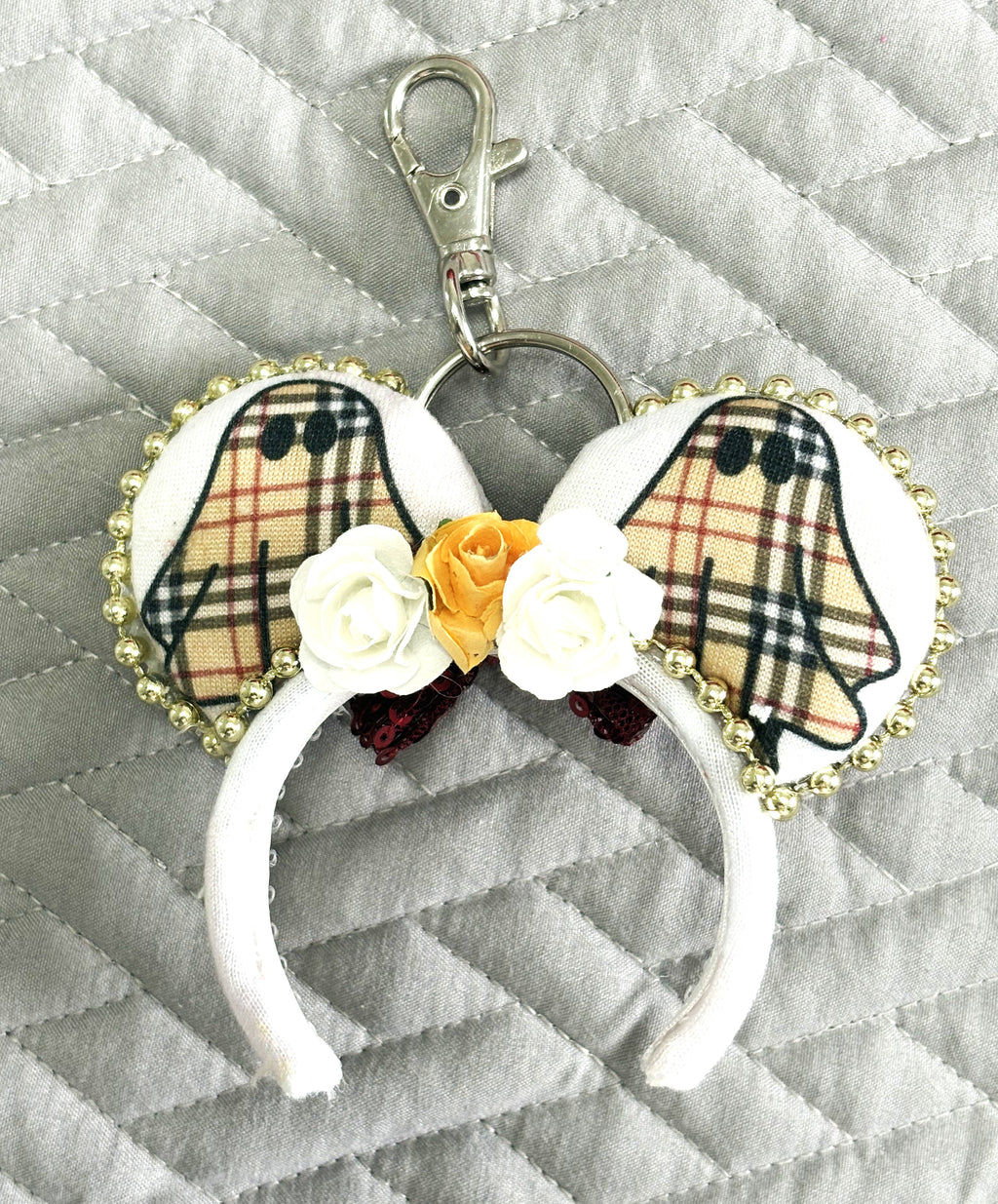 Haunted Elegance Mini Ear Keychain & Bag Charm