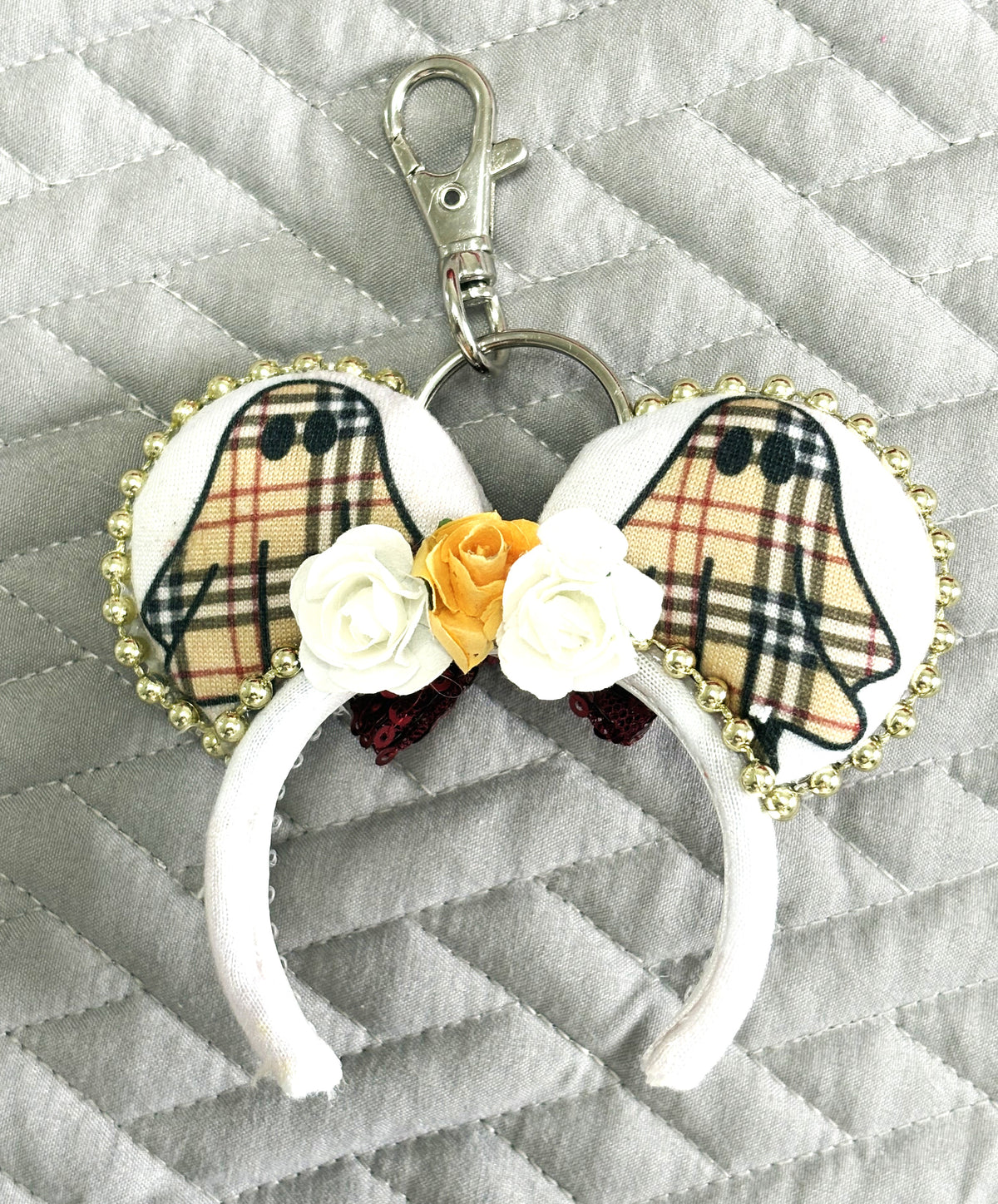Haunted Elegance Mini Ear Keychain & Bag Charm