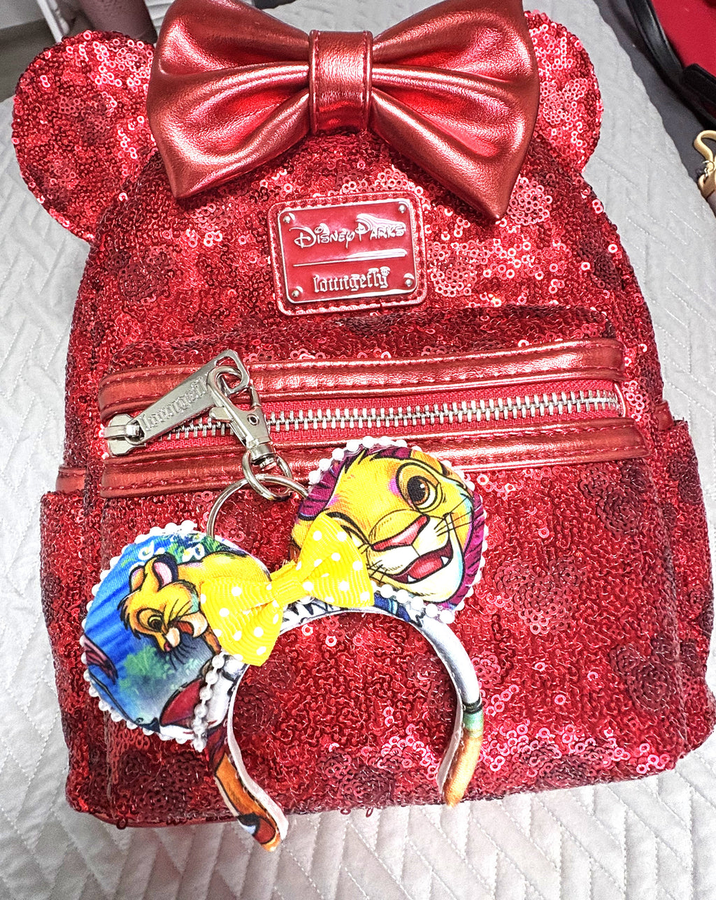 Savanna Royalty Mini Ear Keychain & Bag Charm