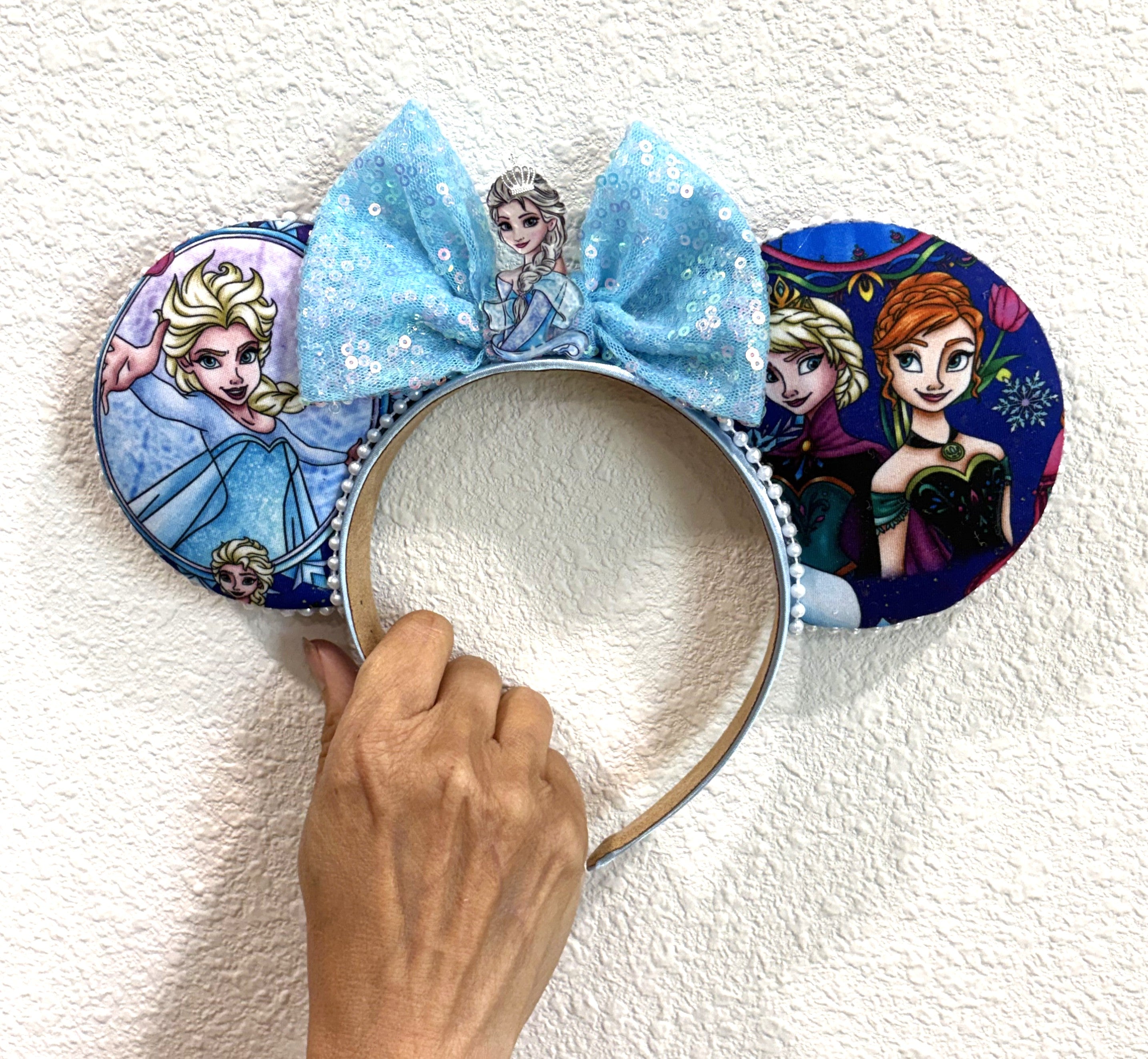 Sisters of Winter Princess Duo Mouse Ear Headband