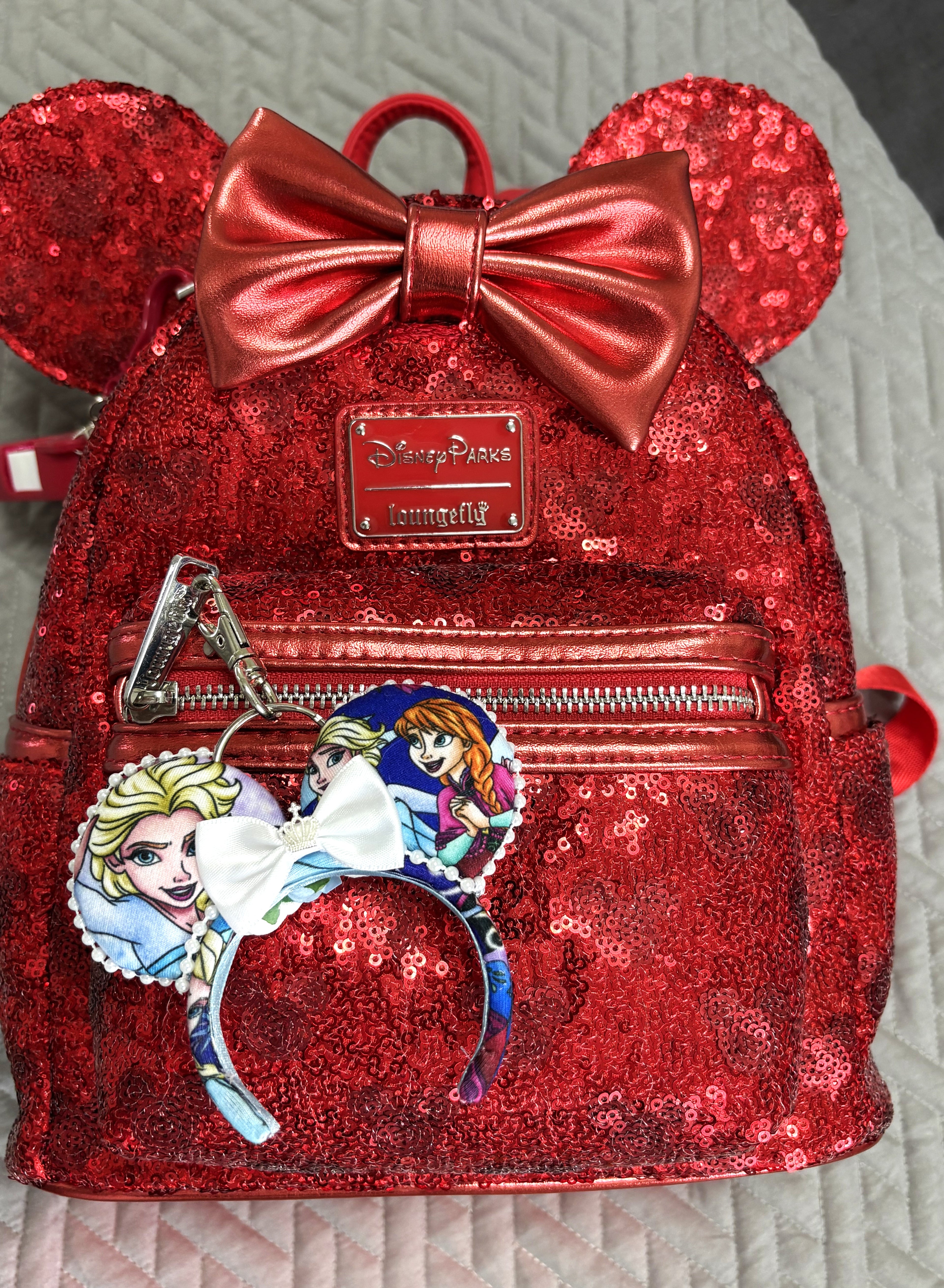 Sisters of Winter Princess Duo Mini Ear Keychain & Bag Charm