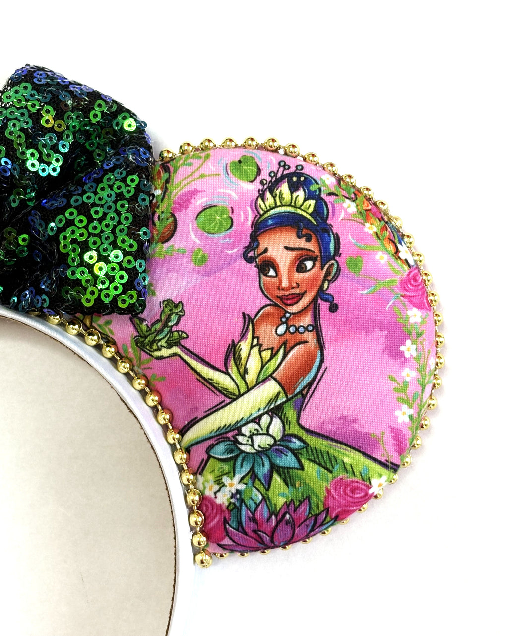 Emerald Wishes Princess Duo Mouse Ear Headband