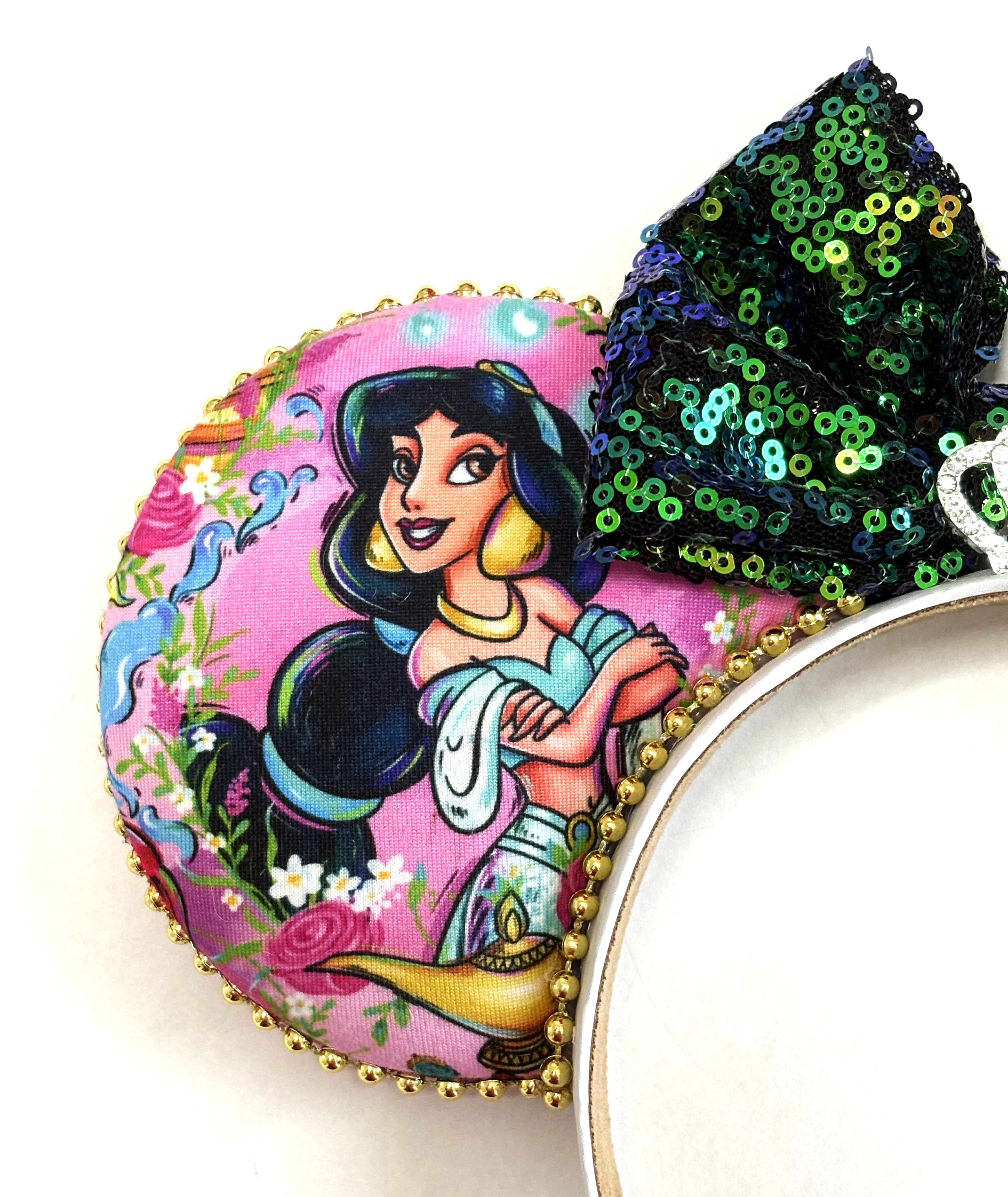 Emerald Wishes Princess Duo Mouse Ear Headband
