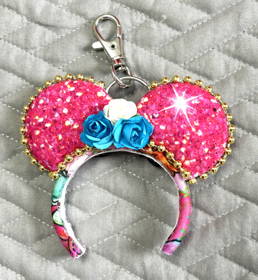 Emerald Wishes Princess Duo Mini Ear Keychain & Bag Charm