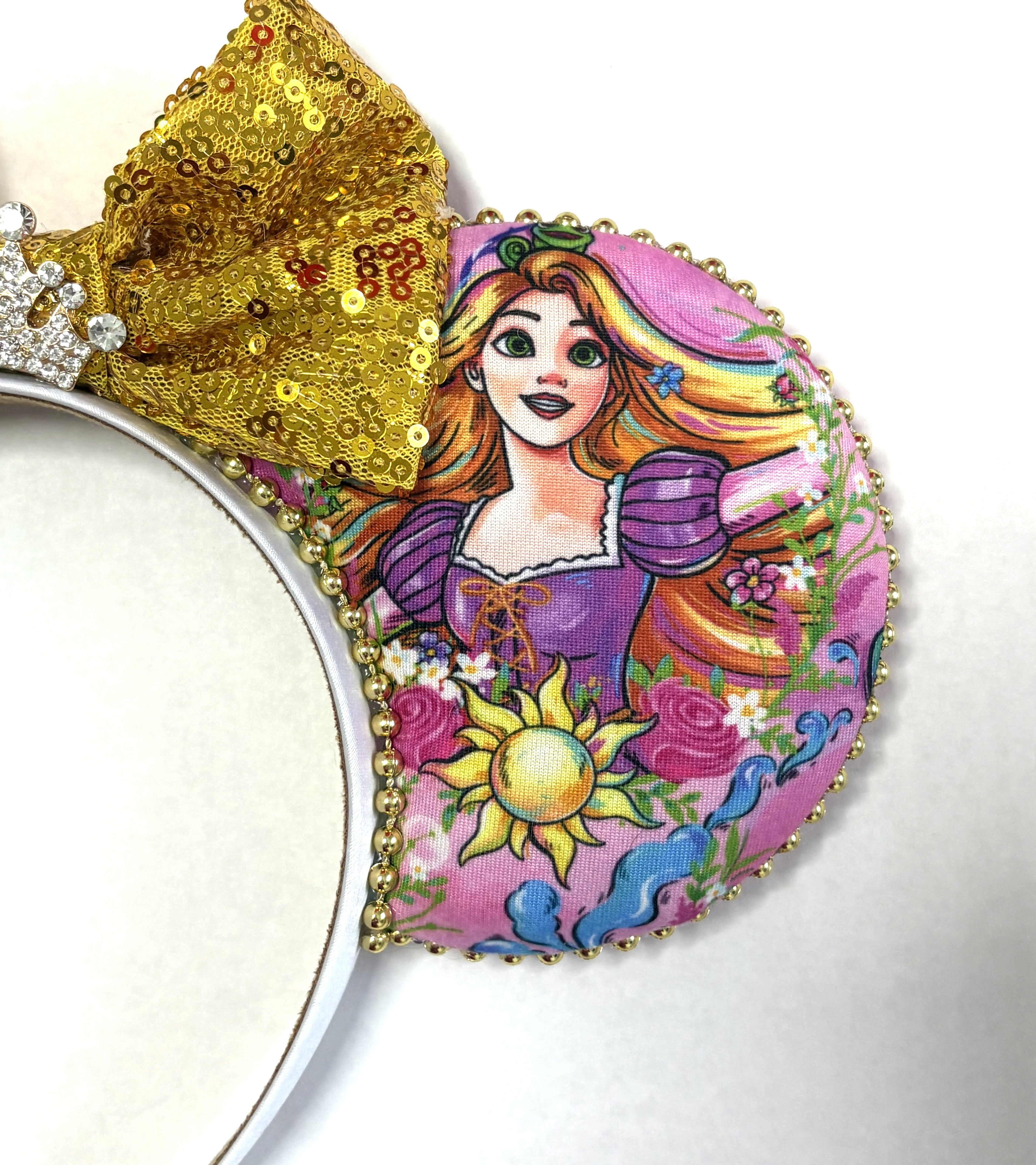 Golden Reflection Princess Duo Mouse Ear Headband