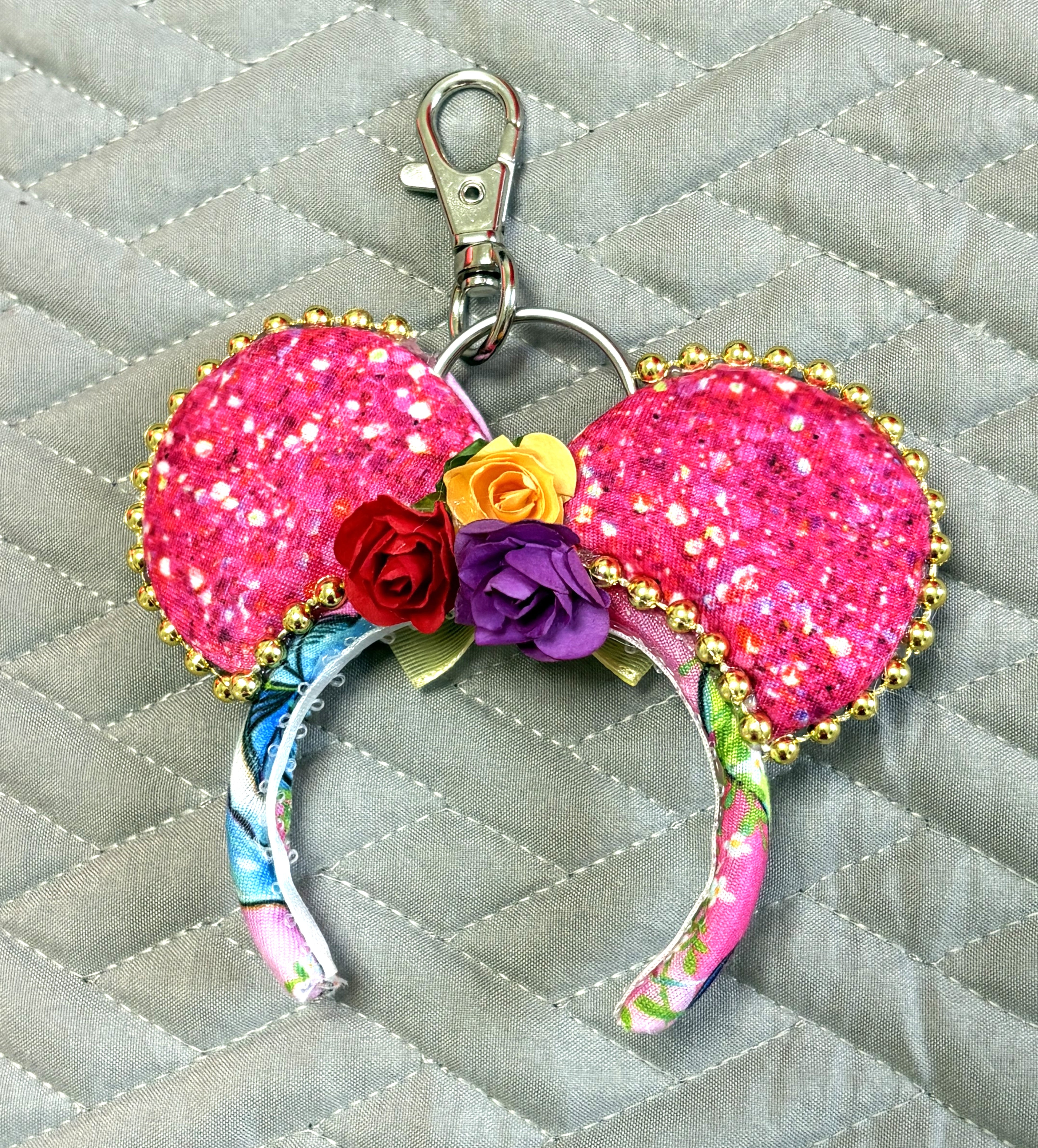 Golden Reflection Princess Duo Mini Ear Keychain & Bag Charm