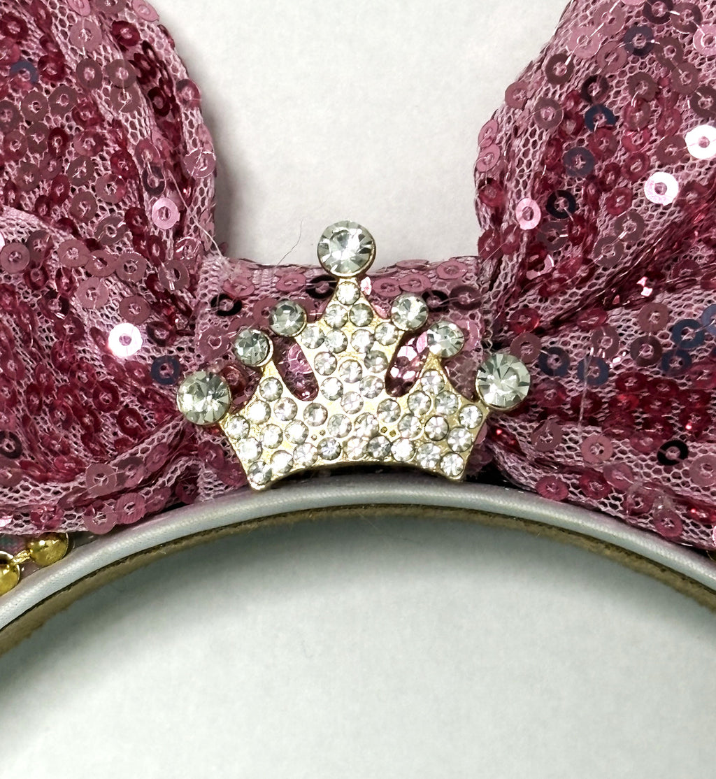 Enchanted Rose Princess Duo Mouse Ear Headband
