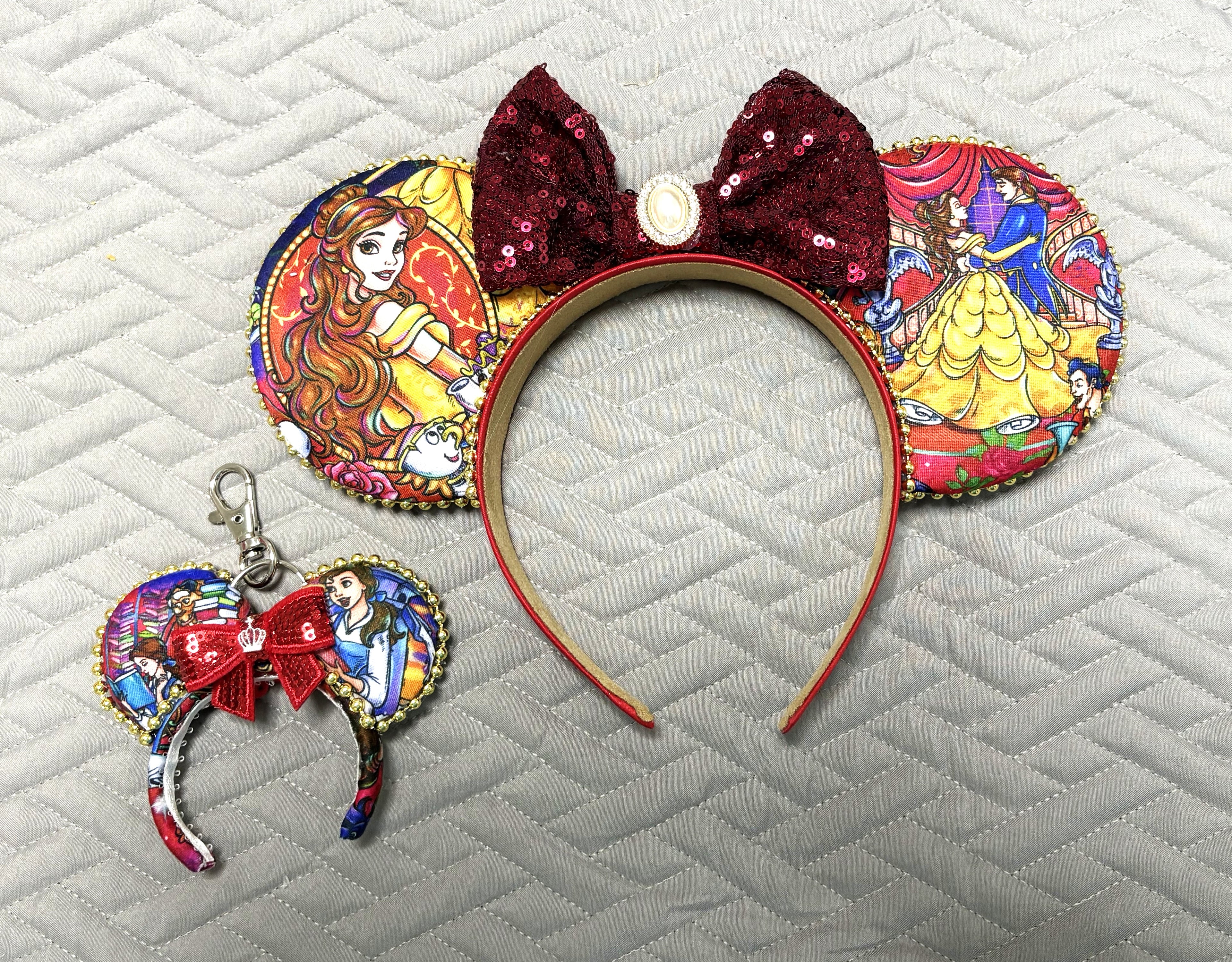 Enchanted Ballroom Mini Ear Keychain & Bag Charm