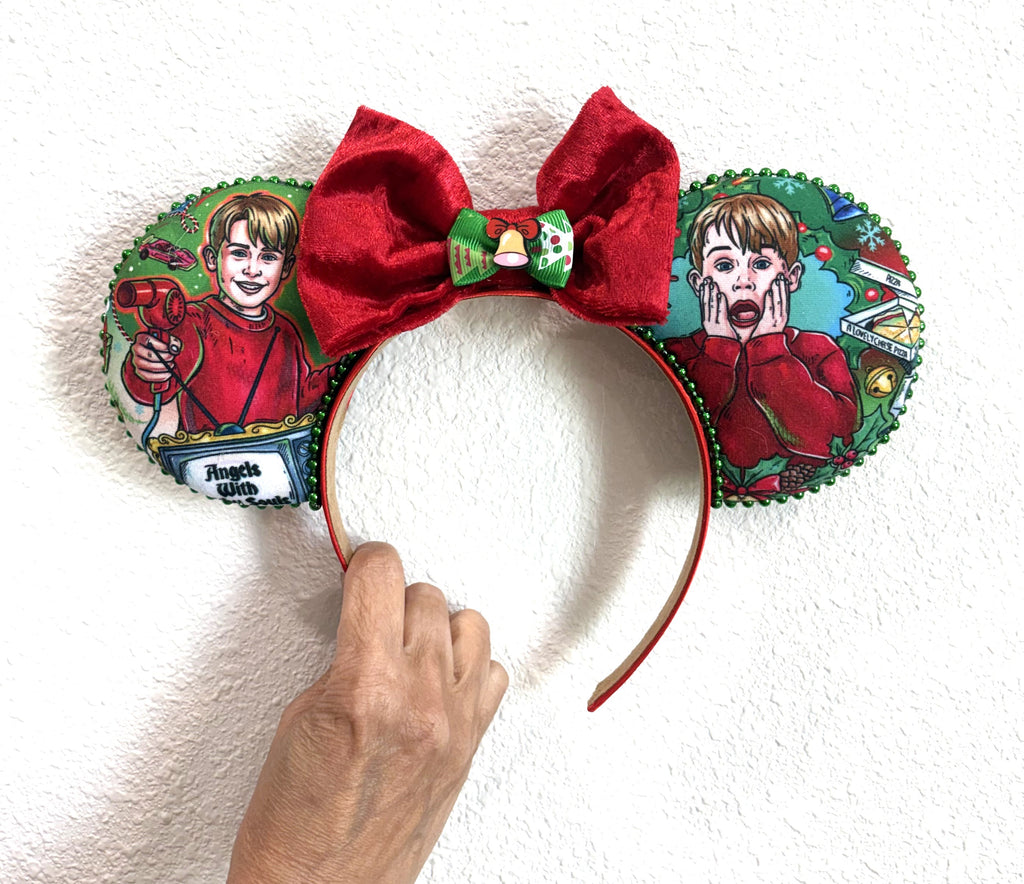 Home for the Holidays Boutique Mouse Ear Headband