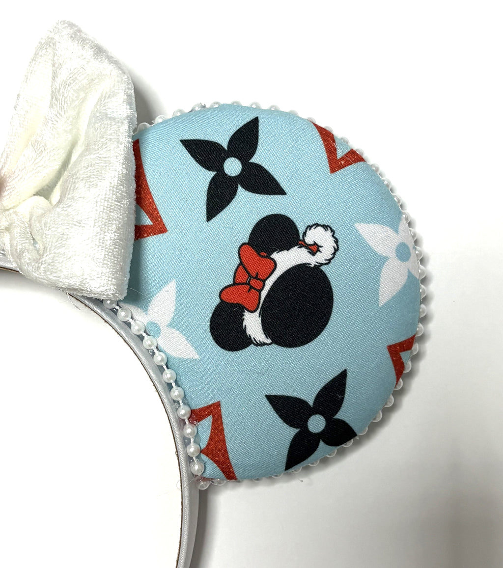 Frosted Holiday Magic Boutique Mouse Ear Headband