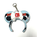 Frosted Holiday Magic Mini Ear Keychain & Bag Charm