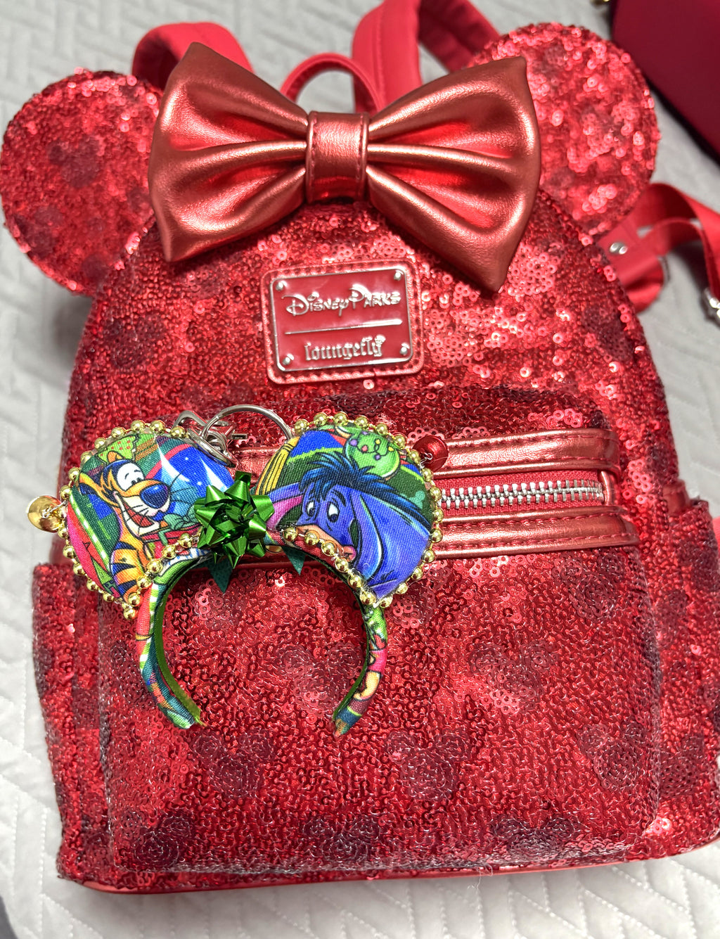 Christmas Wishes & Jingle Bells Mini Ear Keychain & Bag Charm