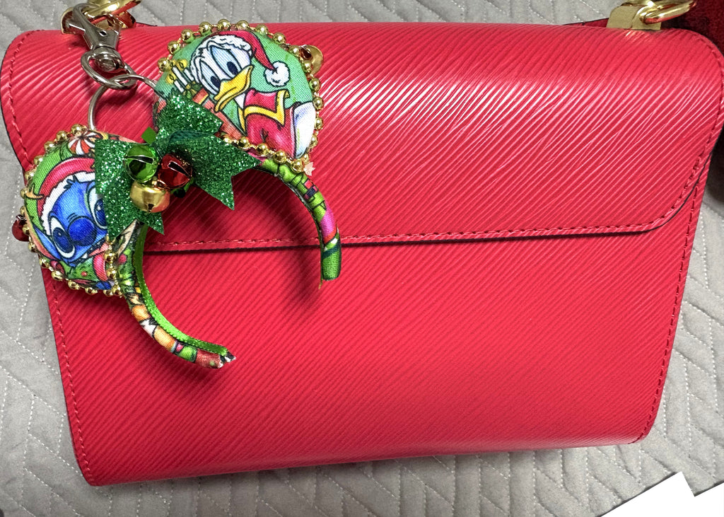 Christmas Wishes & Jingle Bells Mini Ear Keychain & Bag Charm