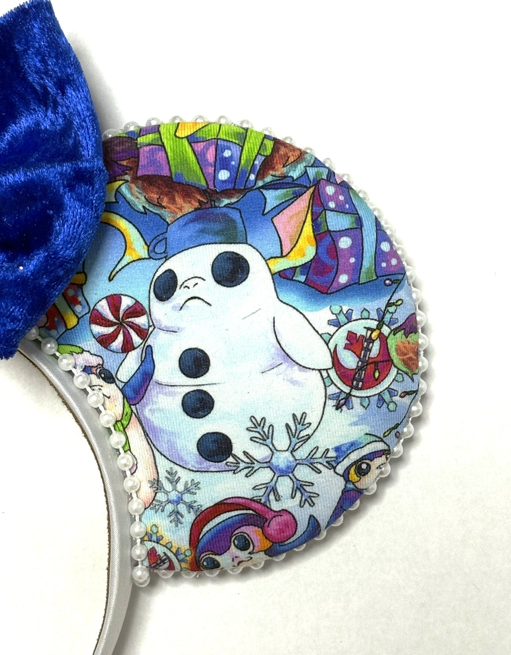 Galactic Holiday Cheer Boutique Mouse Ear Headband