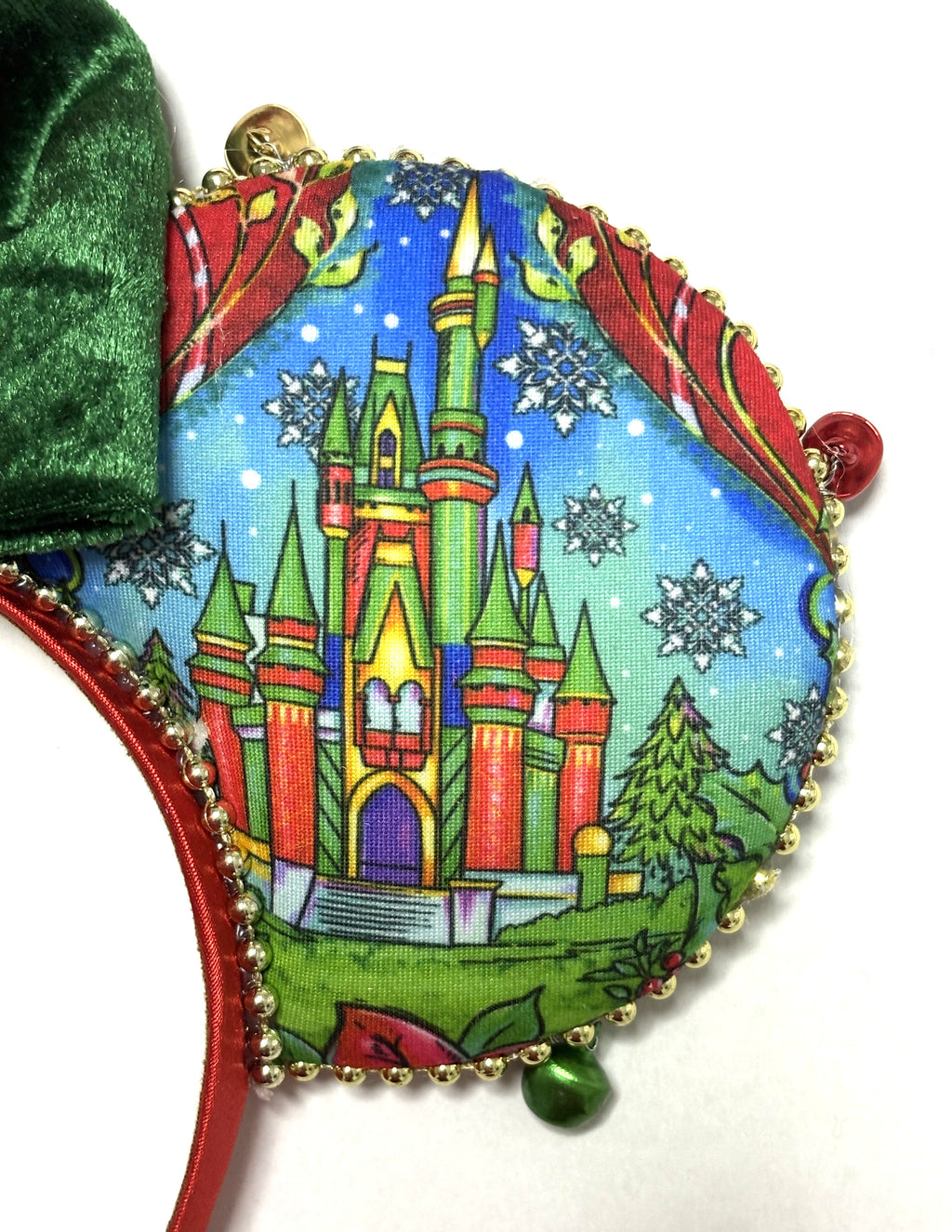 Christmas Castle Wishes Boutique Mouse Ear Headband