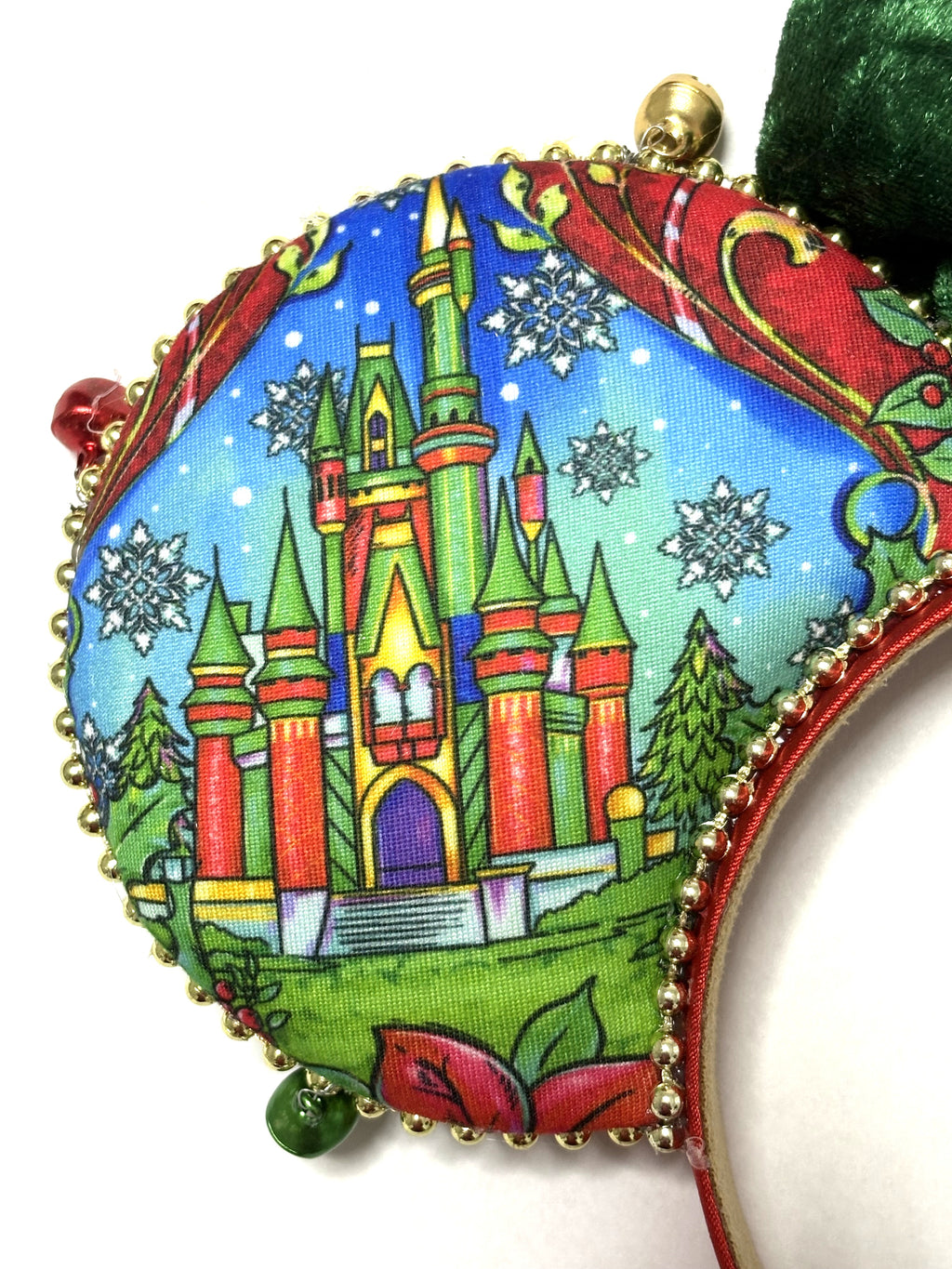 Christmas Castle Wishes Boutique Mouse Ear Headband