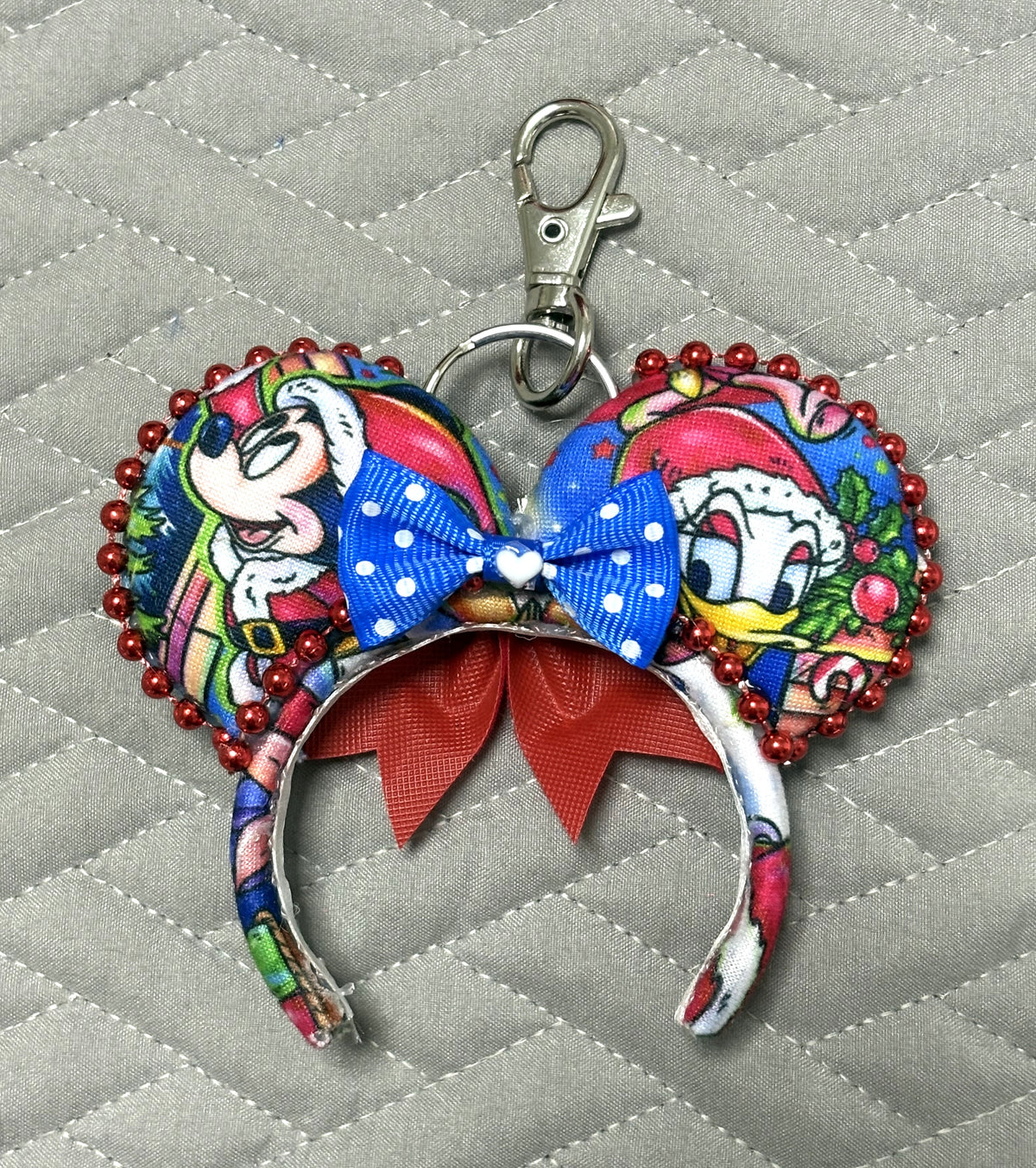 Merry Mouse & Mistletoe Mini Ear Keychain & Bag Charm (Copy)